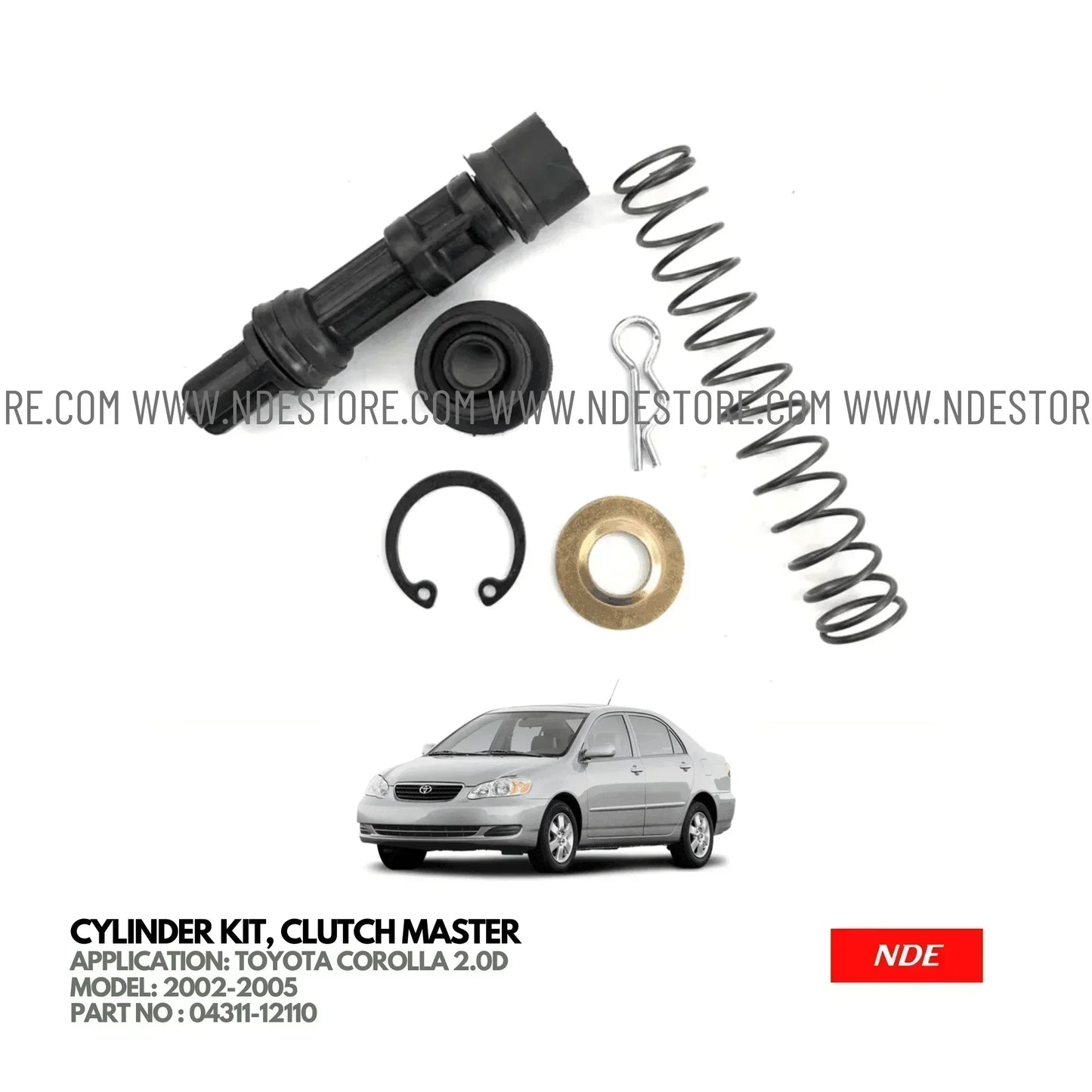 CLUTCH CYLINDER KIT FOR TOYOTA COROLLA 2.0D (2002-2008) - ndestore.com