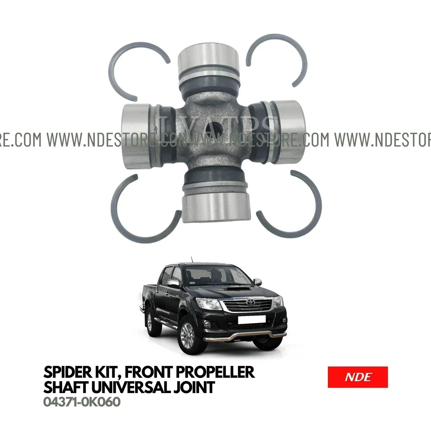 SPIDER KIT FRONT PROPELLE SHAFT UNIVERSAL JOINT CROSS FOR TOYOTA HILUX - ndestore.com