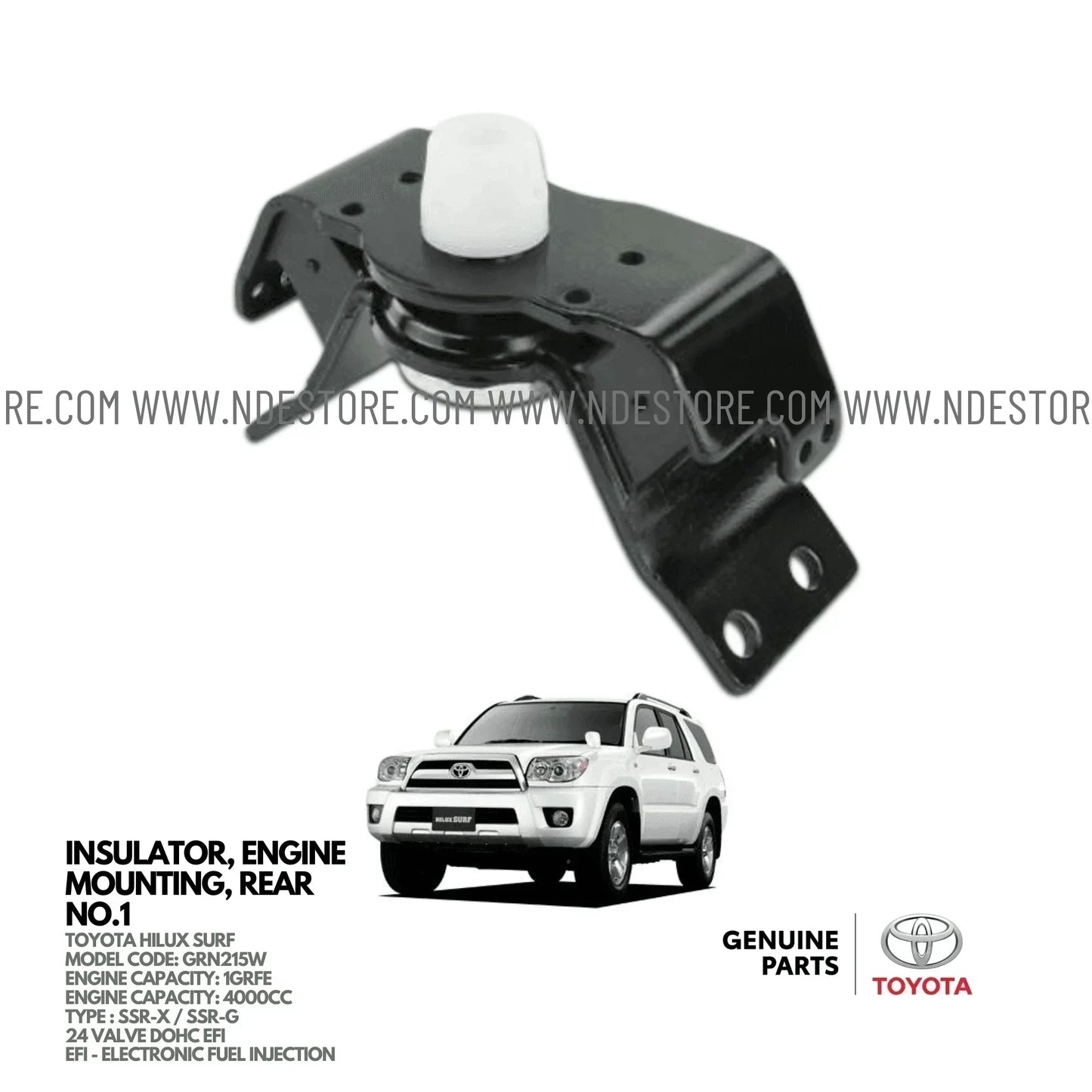 MOUNTING INSULATOR ENGINE REAR FOR TOYOTA HILUX SURF SSR (2005-2009) - ndestore.com