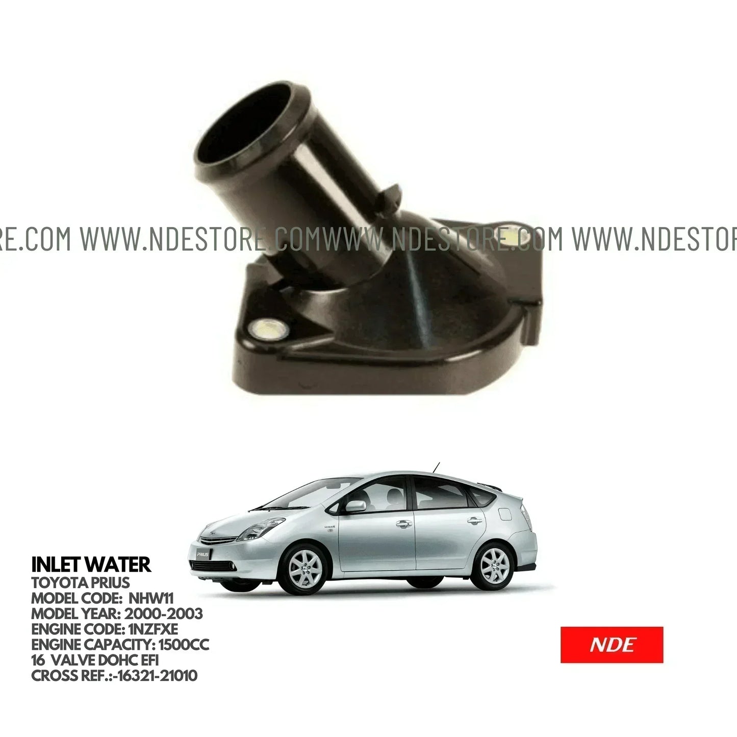 INLET WATER FOR TOYOTA PRIUS 1500CC (2000-2003) - ndestore.com