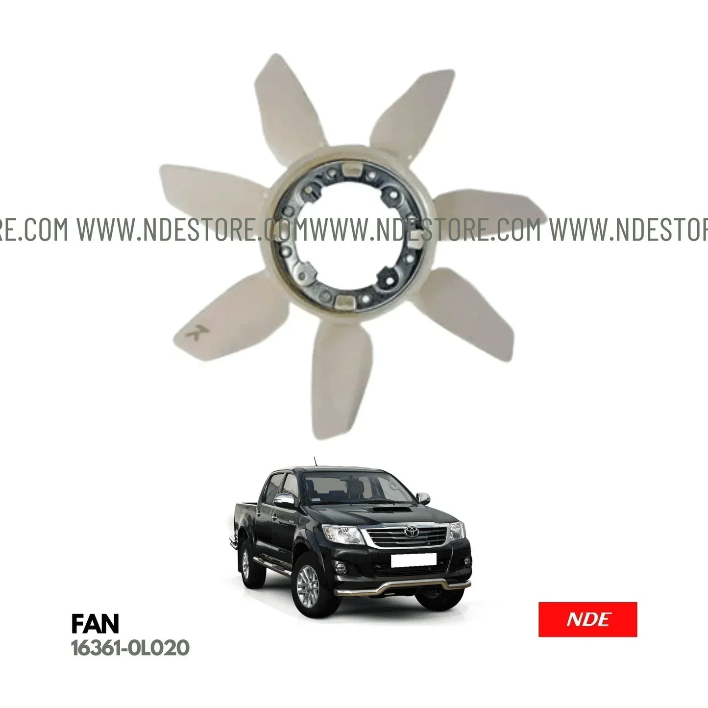 RADIATOR COOLING FAN FOR TOYOTA HILUX - ndestore.com