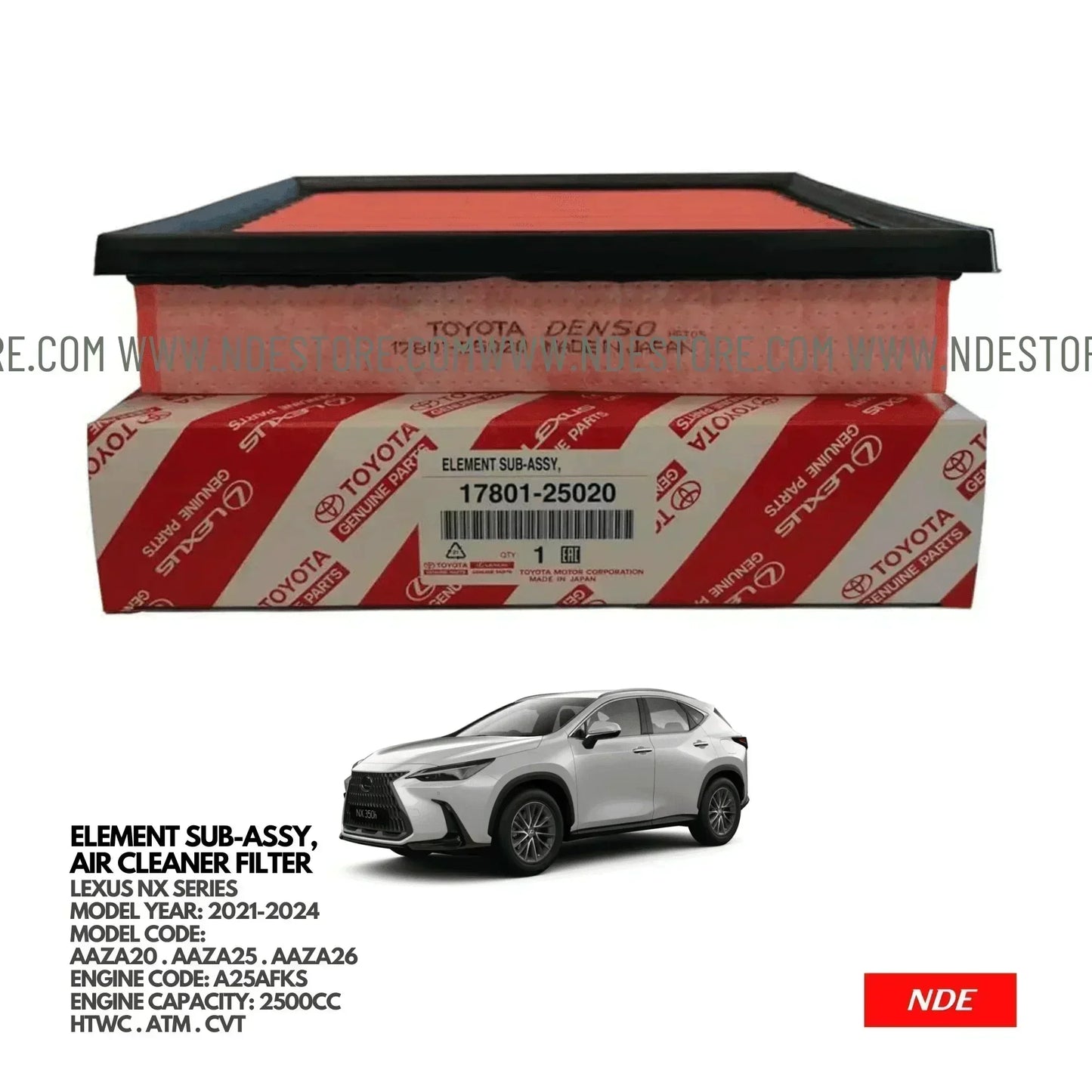 AIR FILTER ELEMENT GENUINE FOR LEXUS NX250 - ndestore.com