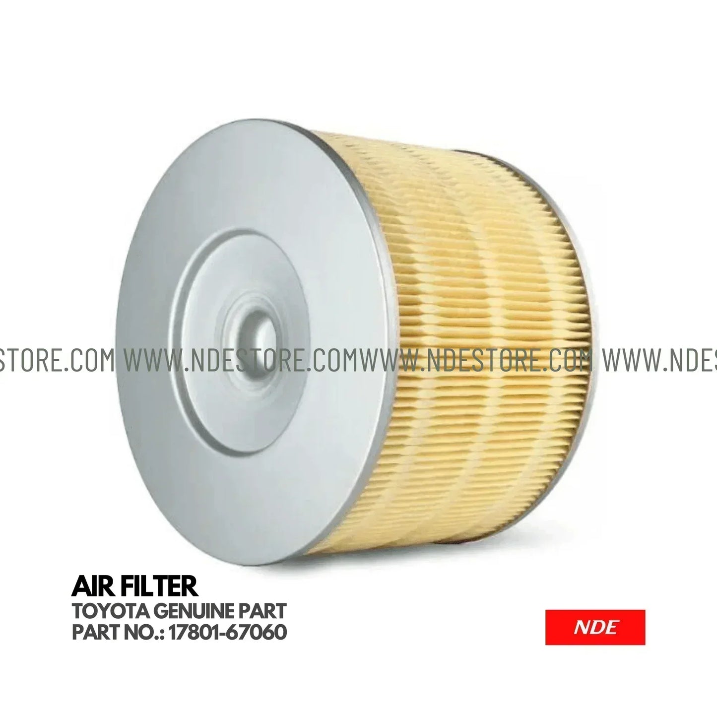 AIR FILTER ELEMENT TOYOTA GENUINE PART (17801-67060) - ndestore.com