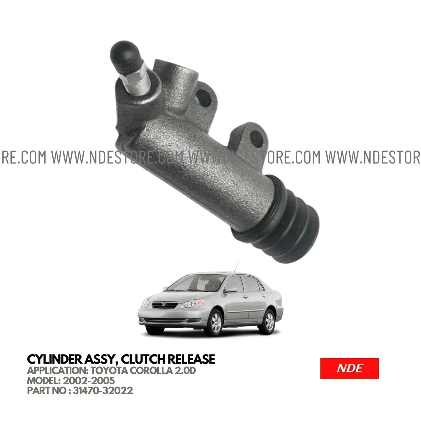 CLUTCH CYLINDER ASSY FOR TOYOTA COROLLA 2.0D (2002-2008) - ndestore.com