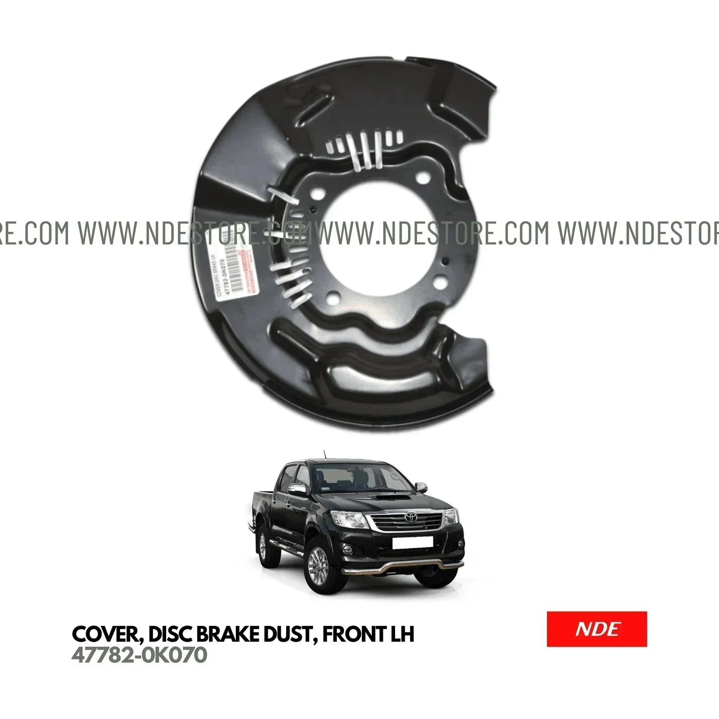 COVER DISC BRAKE DUST FRONT FOR TOYOTA HILUX - ndestore.com