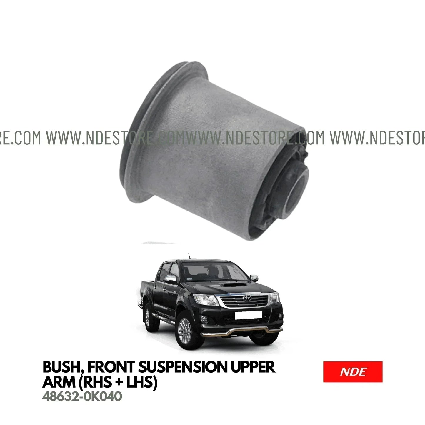 BUSH FRONT SUSPENSION UPPER ARM FOR TOYOTA HILUX - ndestore.com
