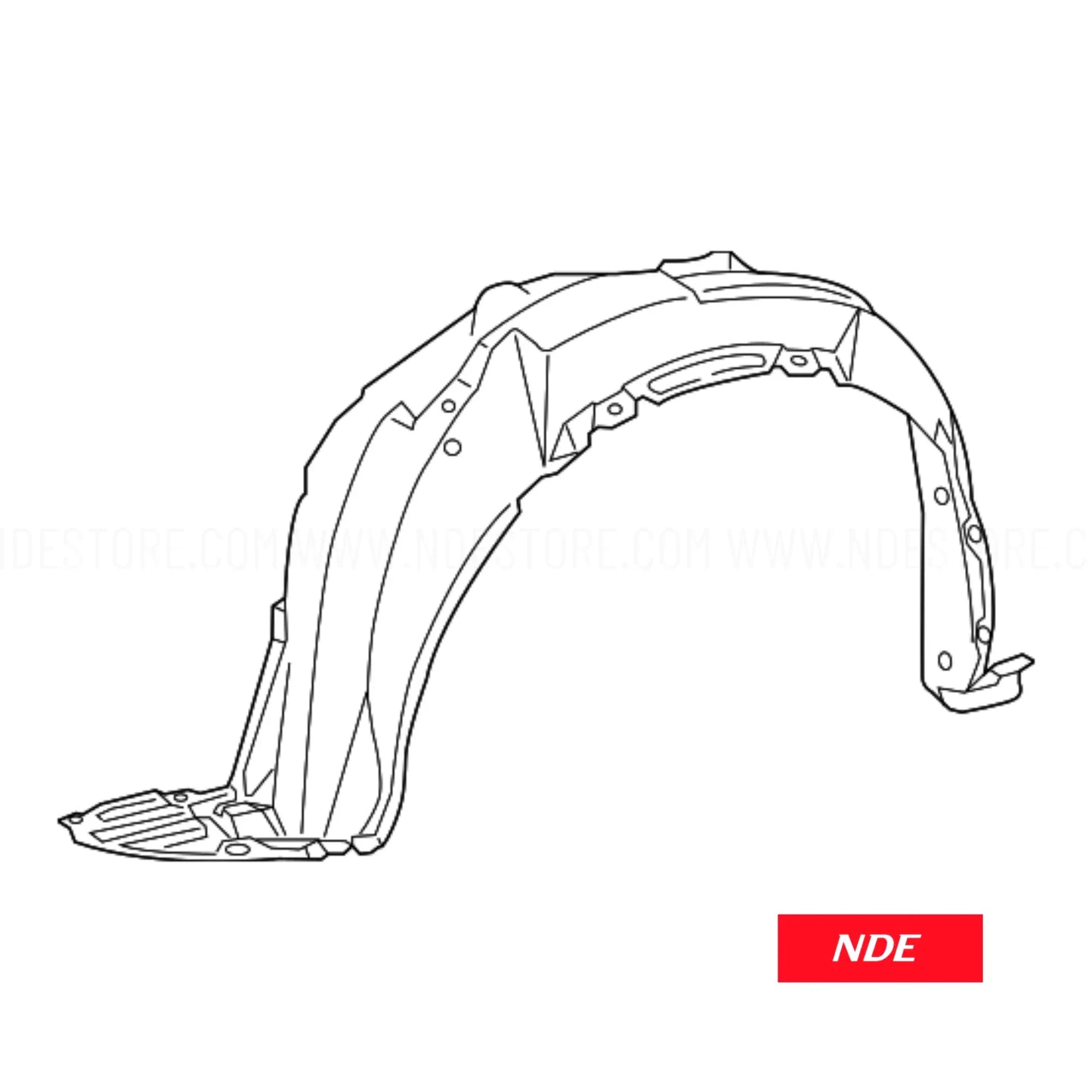 FENDER SHIELD LINER FOR TOYOTA AQUA (NHP10)