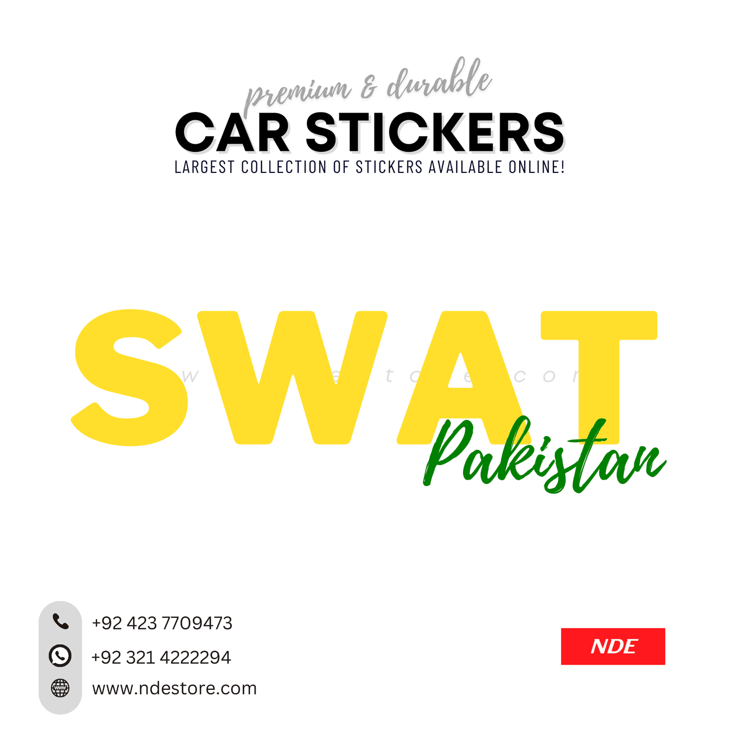 STICKER PAKSITAN CITY COLLECTION (SKU:14160) - ndestore.com