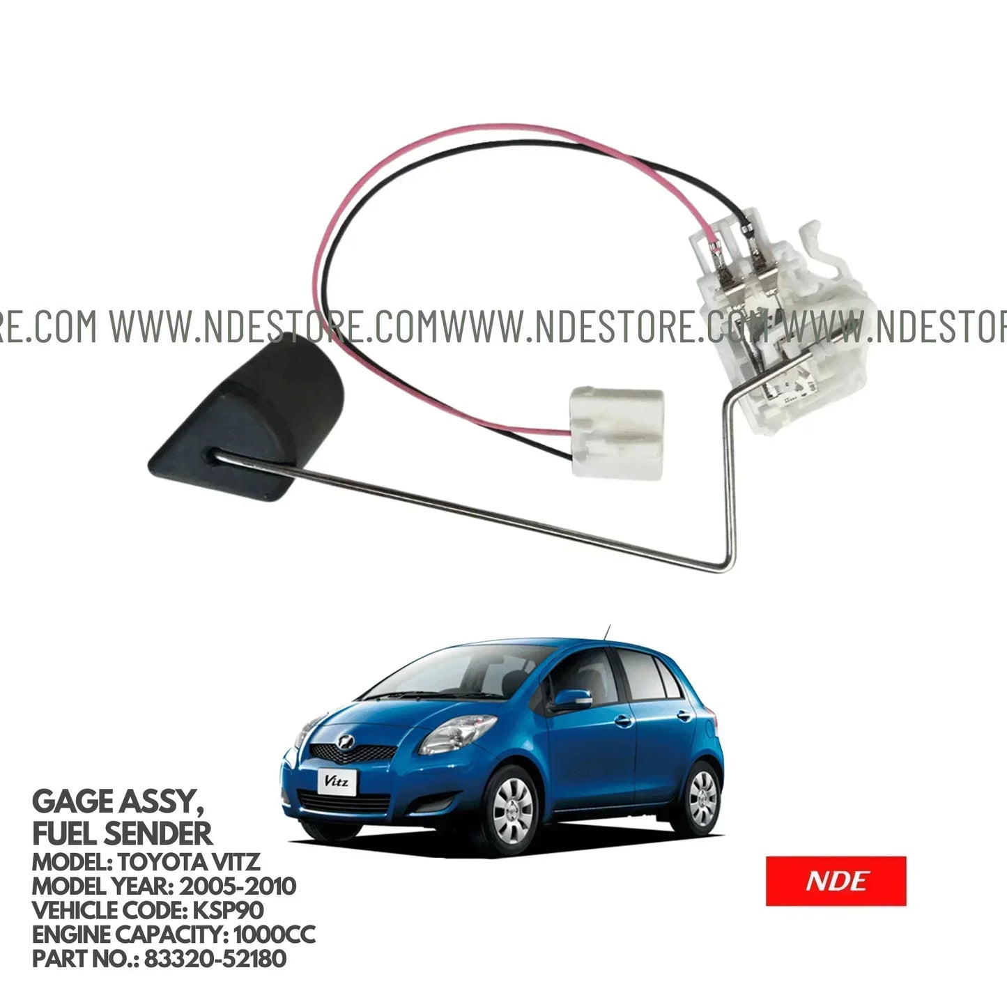 GAGE ASSY, FUEL SENDER FOR TOYOTA VITZ KSP90 (2005-2010) - ndestore.com