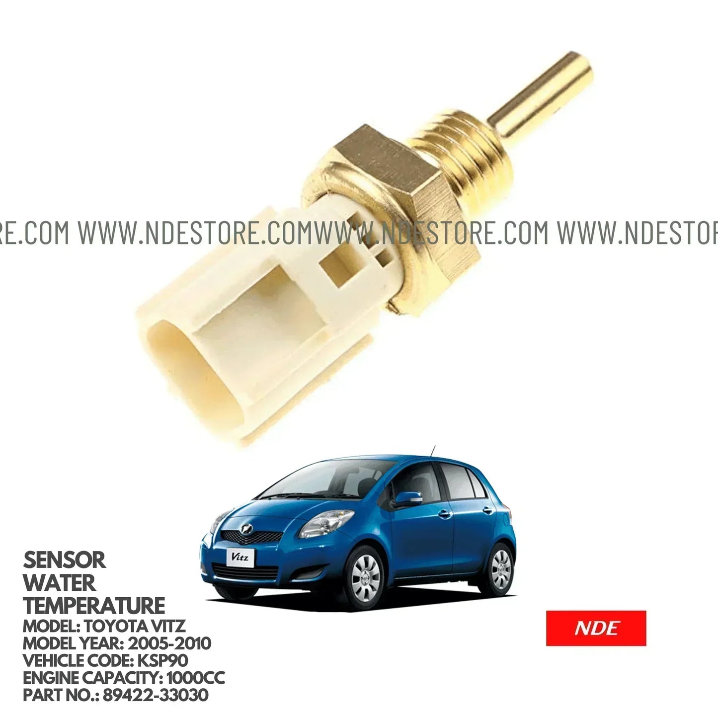 SENSOR WATER TEMPERATURE FOR TOYOTA VITZ KSP90 (2005-2010) - ndestore.com