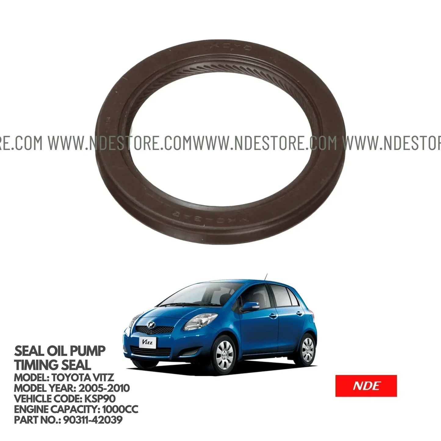 SEAL OIL PUMP TYPE T OIL FOR TOYOTA VITZ KSP90 (2005-2010) - ndestore.com