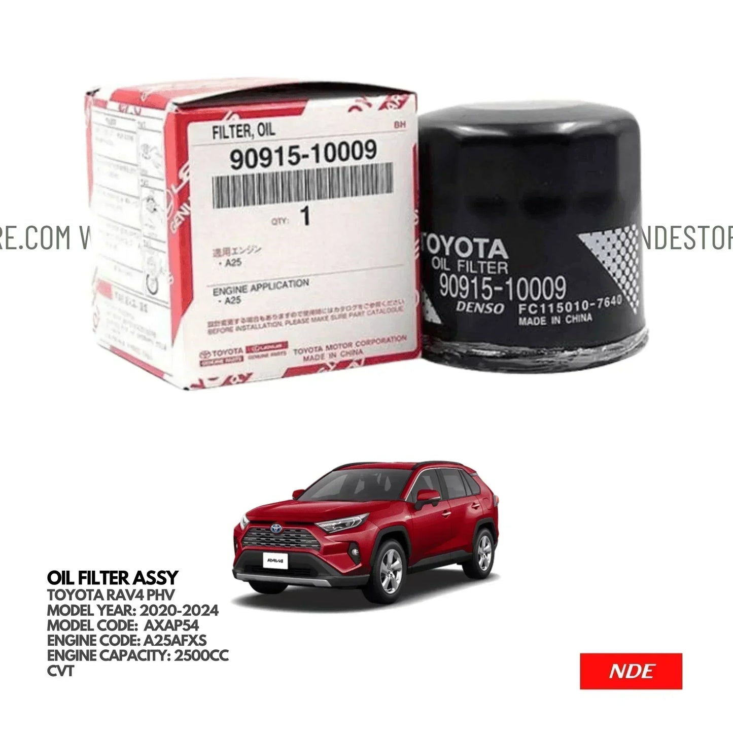 OIL FILTER FOR TOYOTA RAV4 PHV - ndestore.com