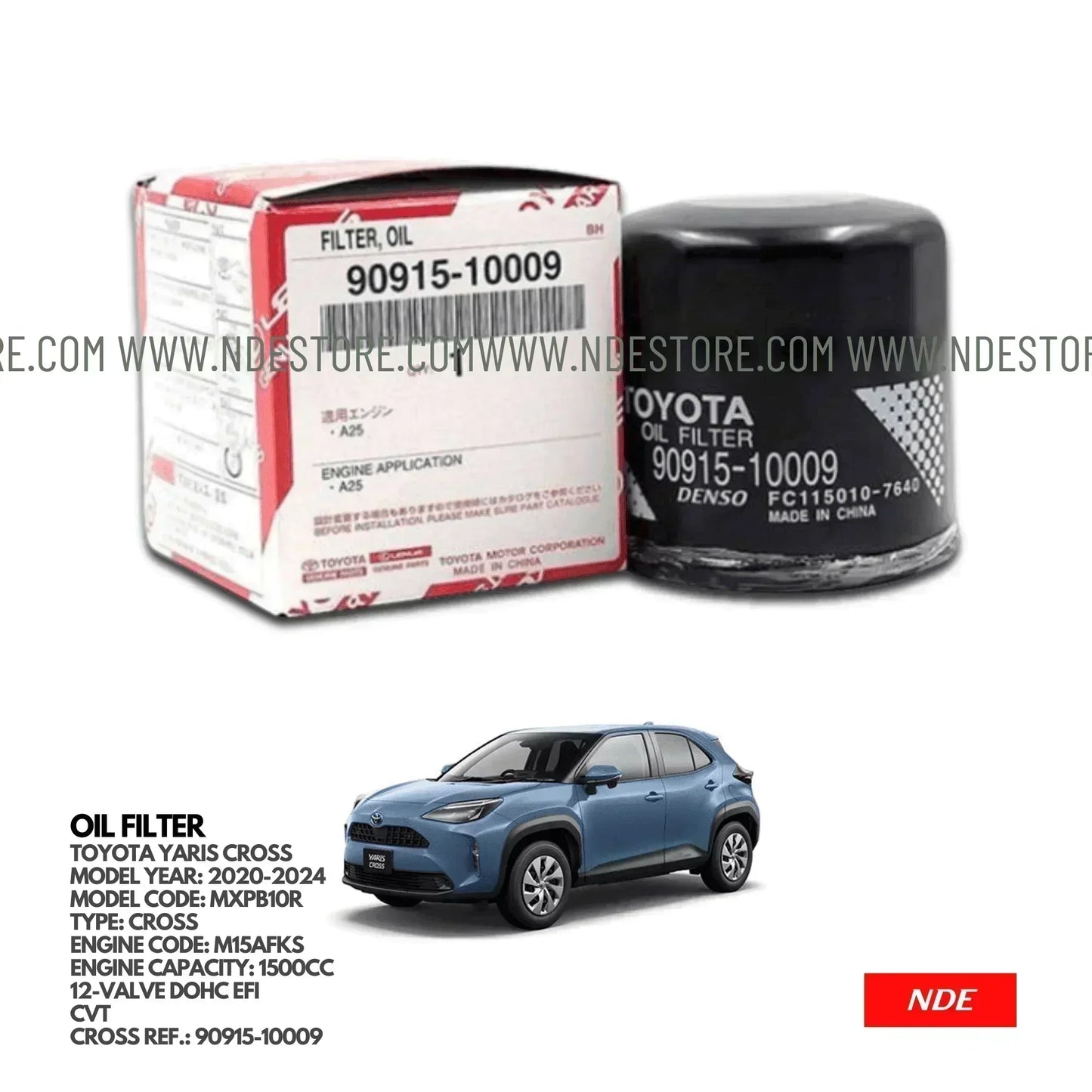 OIL FILTER ASSY FOR TOYOTA YARIS CROSS (2020-2024) - ndestore.com