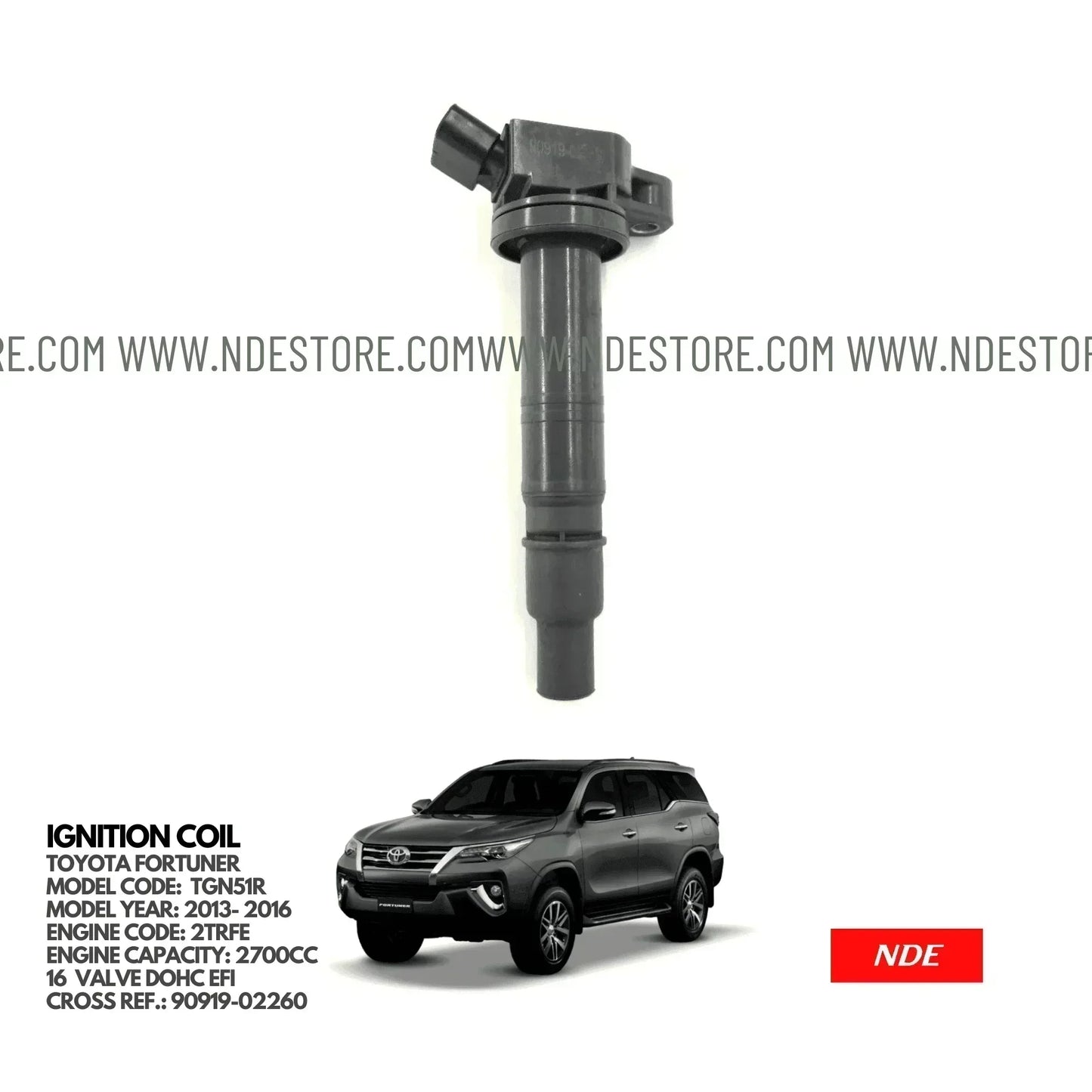 IGNITION COIL ASSY GENUINE FOR TOYOTA FORTUNER - ndestore.com