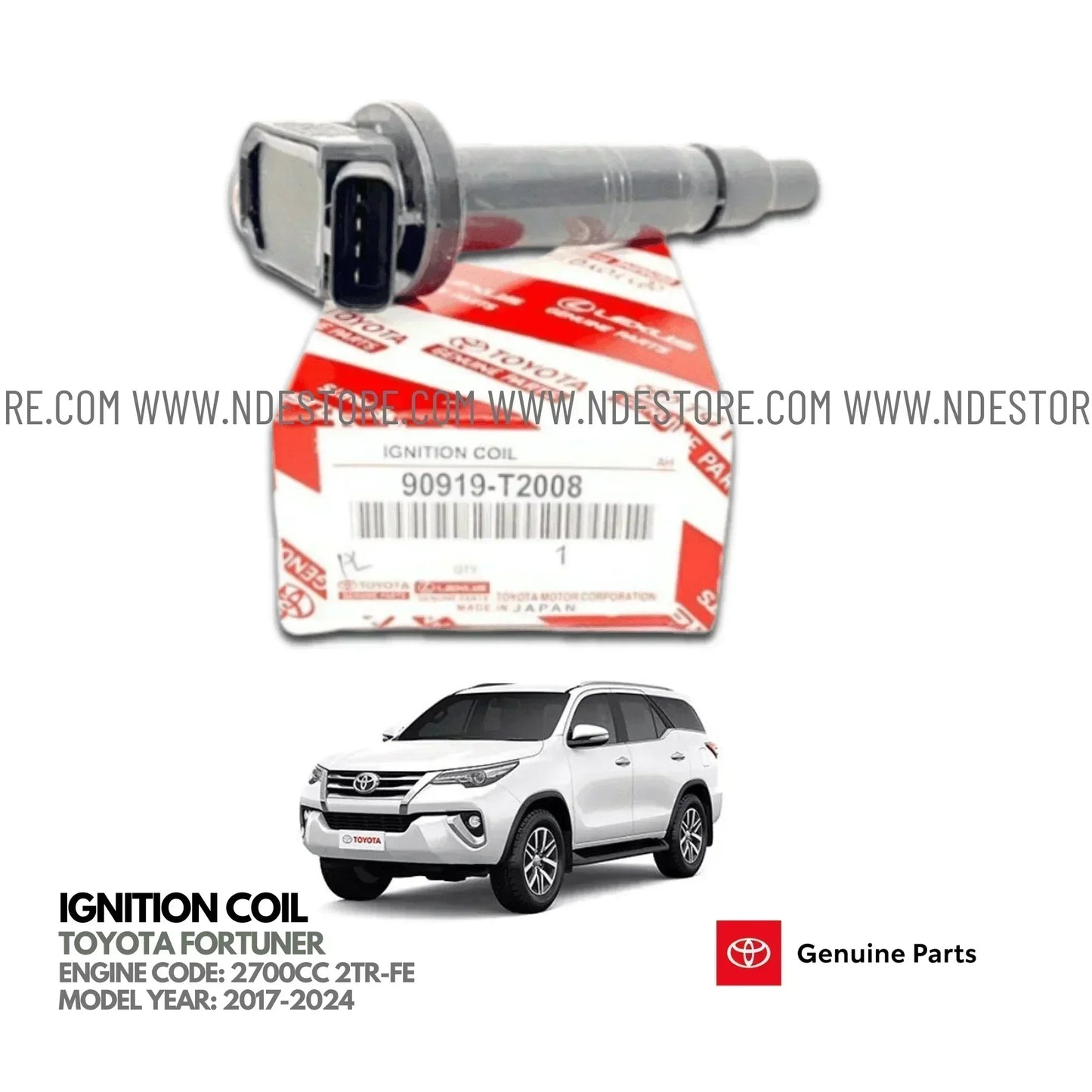 IGNITION COIL ASSY GENUINE FOR TOYOTA FORTUNER - ndestore.com