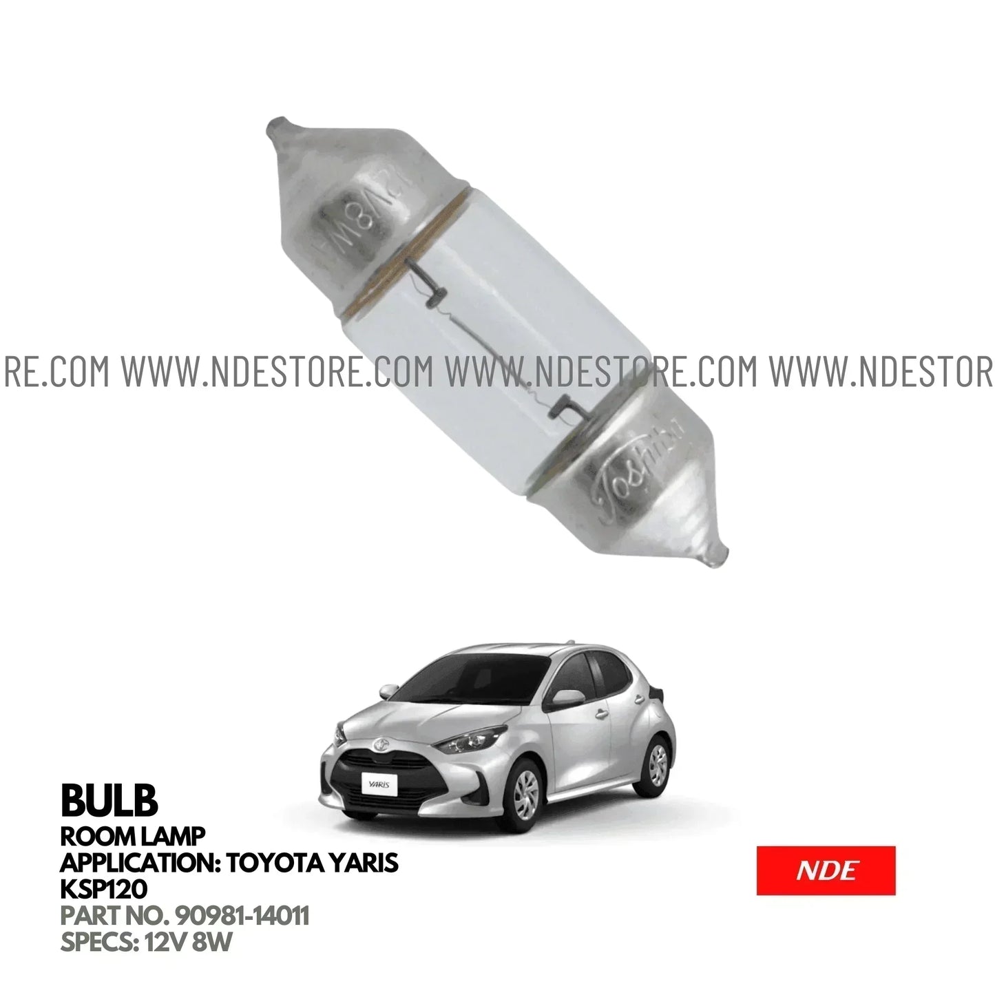 BULB ROOM LAMP FOR TOYOTA YARIS KSP210 JDM (2020-2025) - ndestore.com