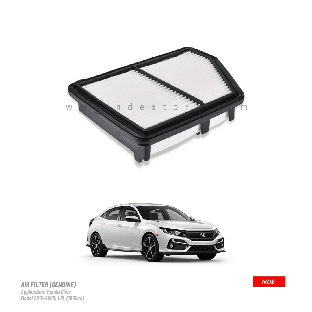 AIR FILTER ELEMENT GENUINE FOR HONDA CIVIC 1.8 (2016-2021) - ndestore.com