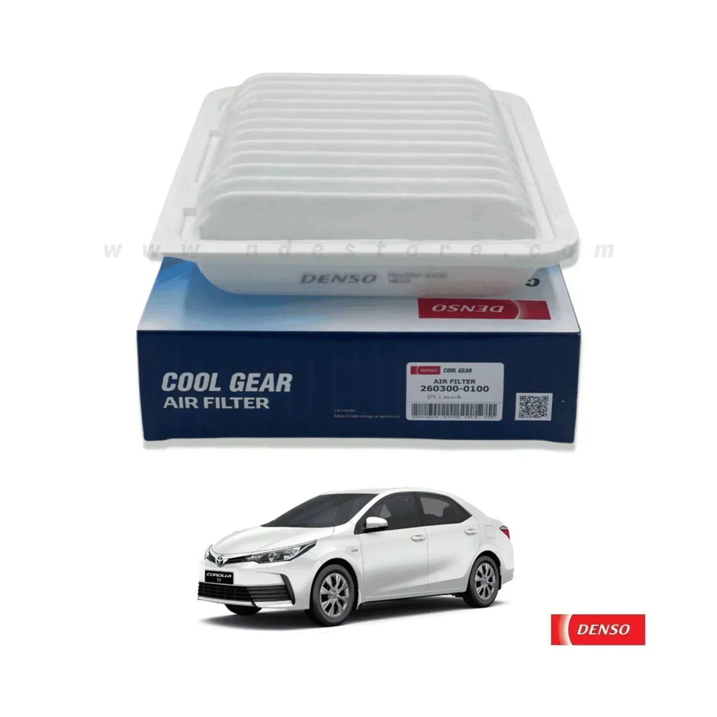 AIR FILTER ELEMENT DENSO FOR TOYOTA COROLLA (2008-2025) - ndestore.com