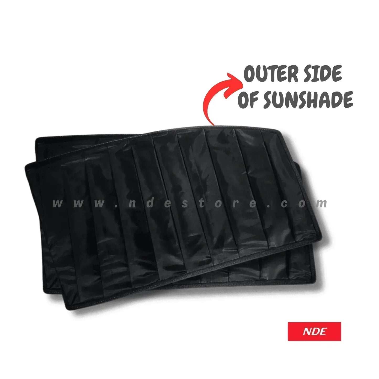 SUN SHADE BLACK WRINKLE FOR SUZUKI SWIFT (2021-2025) - ndestore.com