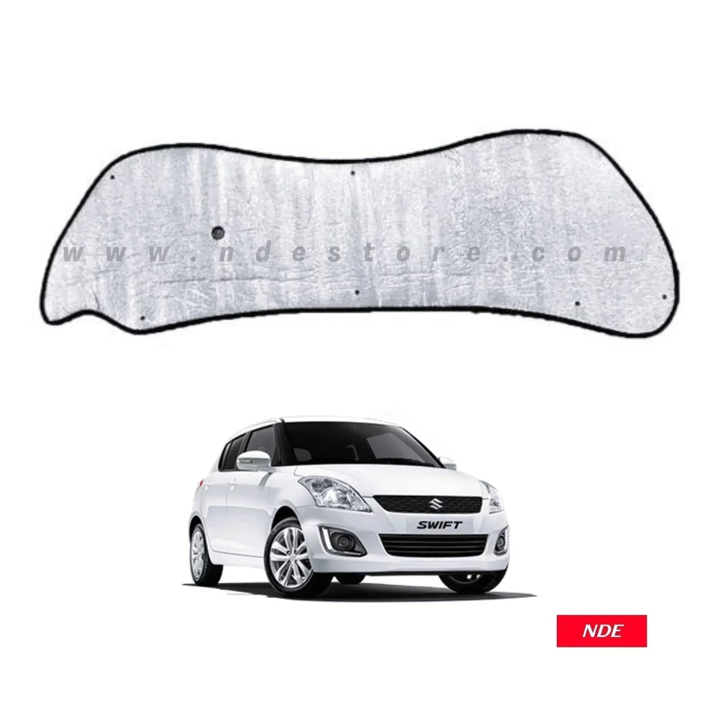 BONNET INSULATOR ALUMINUM COVER FOR SUZUKI SWIFT (2008-2021) - ndestore.com