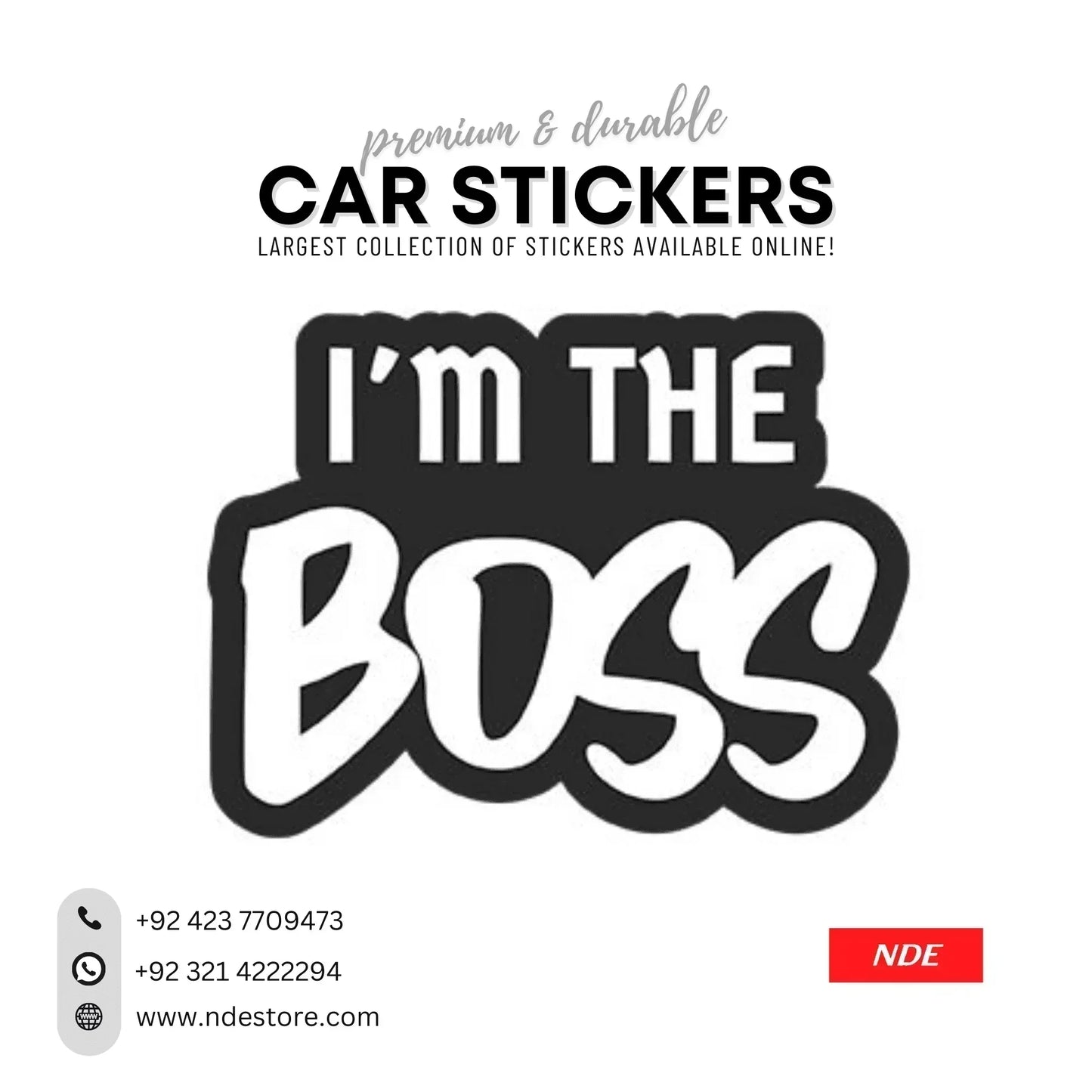 STICKER BOSS - ndestore.com