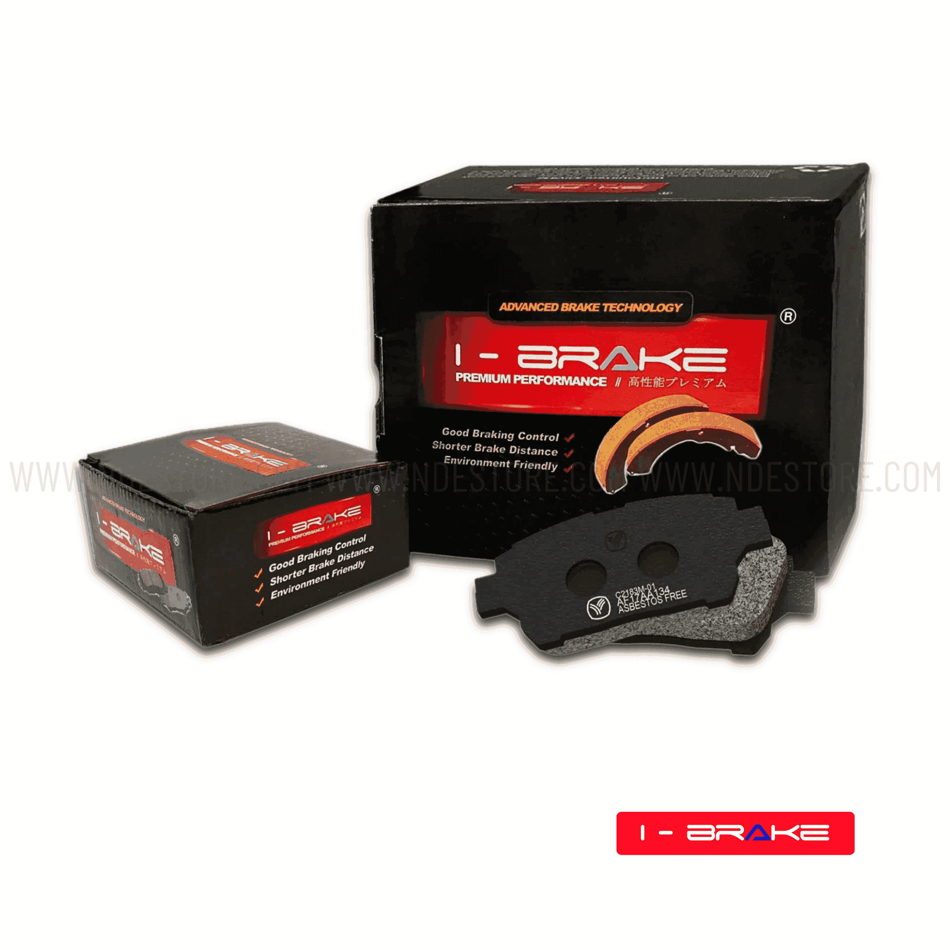 BRAKE DISC PAD SET I-BRAKE FRONT FOR CHANGAN ALSVIN - ndestore.com