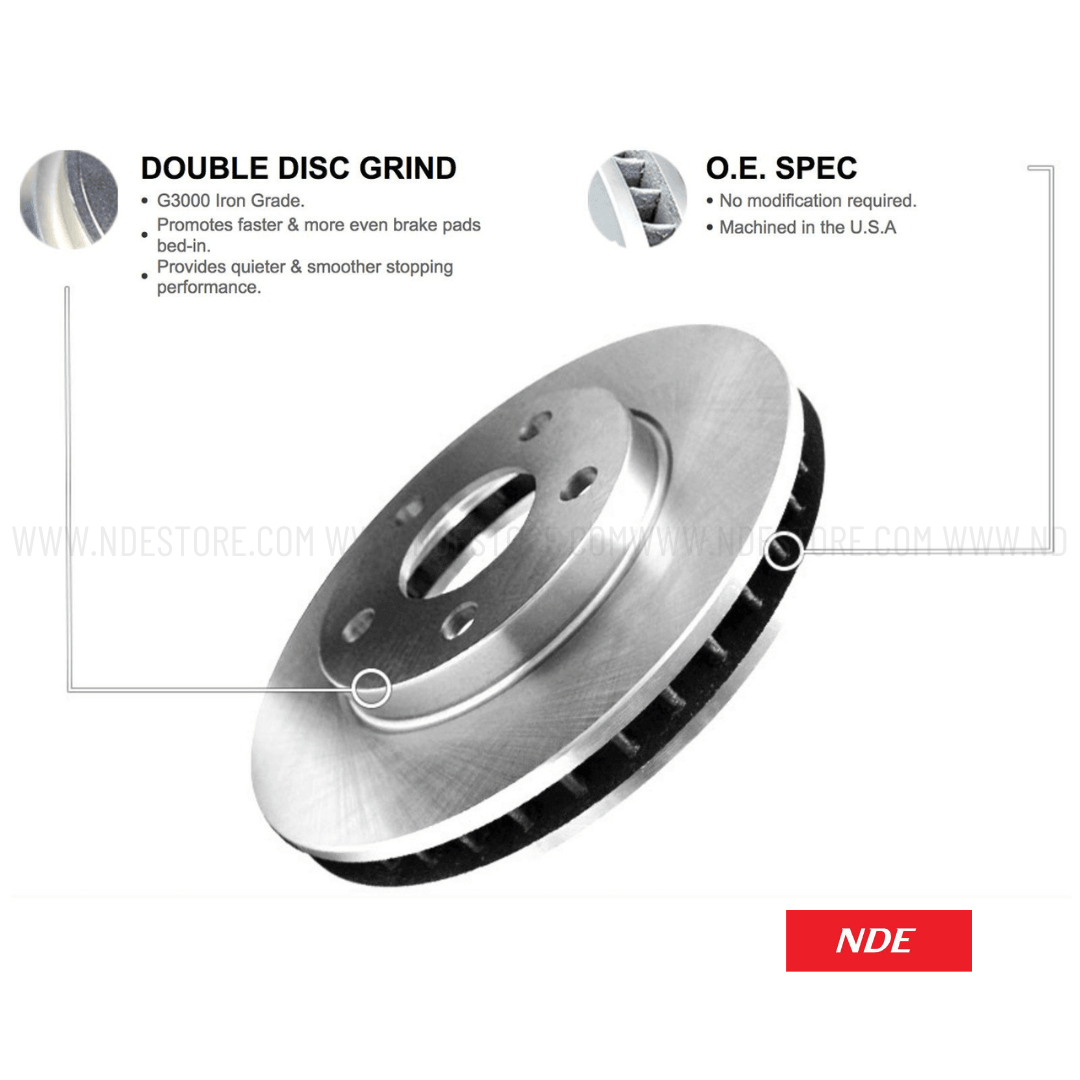 BRAKE WHEEL BRAKE ROTOR FRONT FOR HONDA CIVIC (2001-2006) - ndestore.com