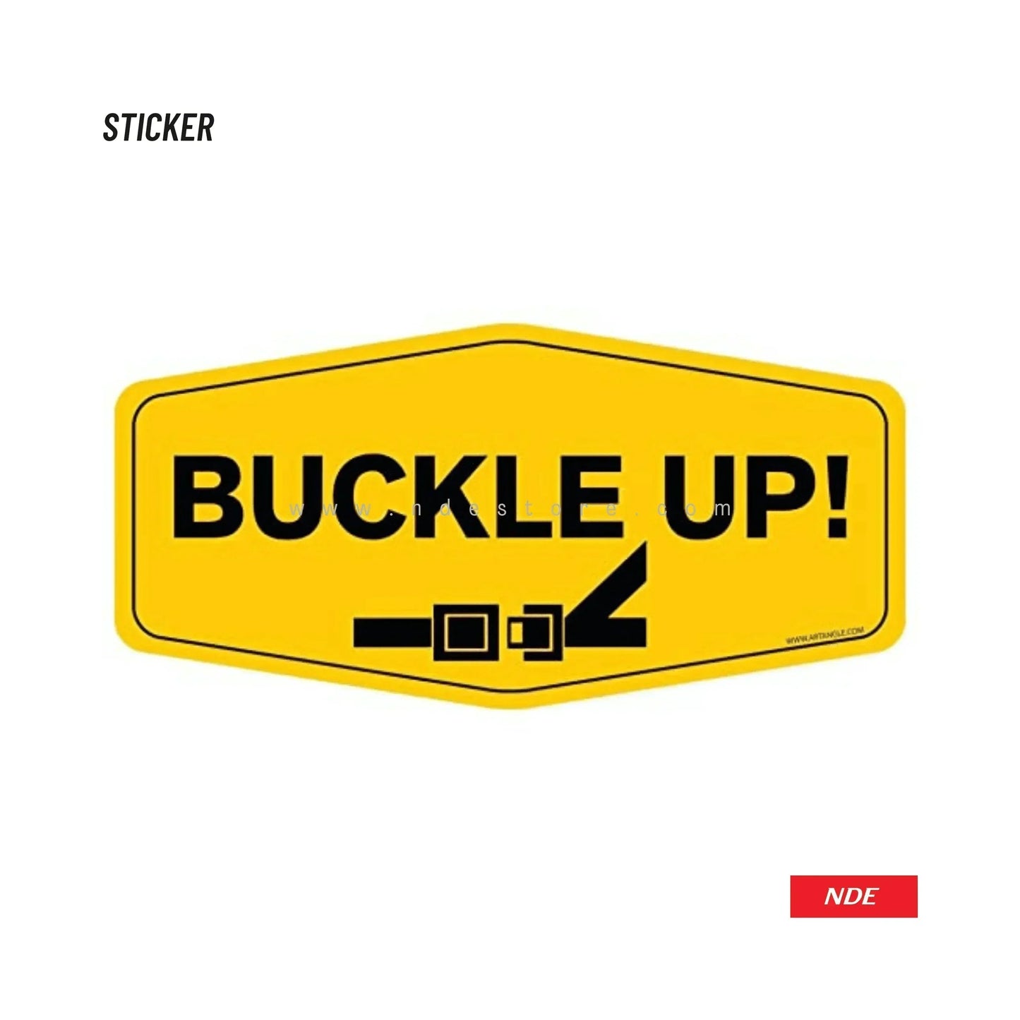 STICKER, BUCKLE UP - ndestore.com