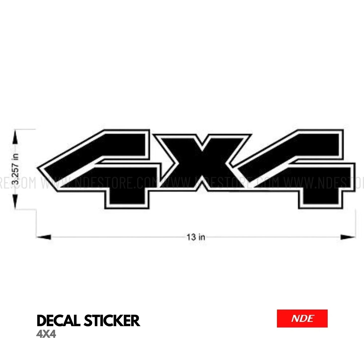STICKER 4X4 (D34) - ndestore.com