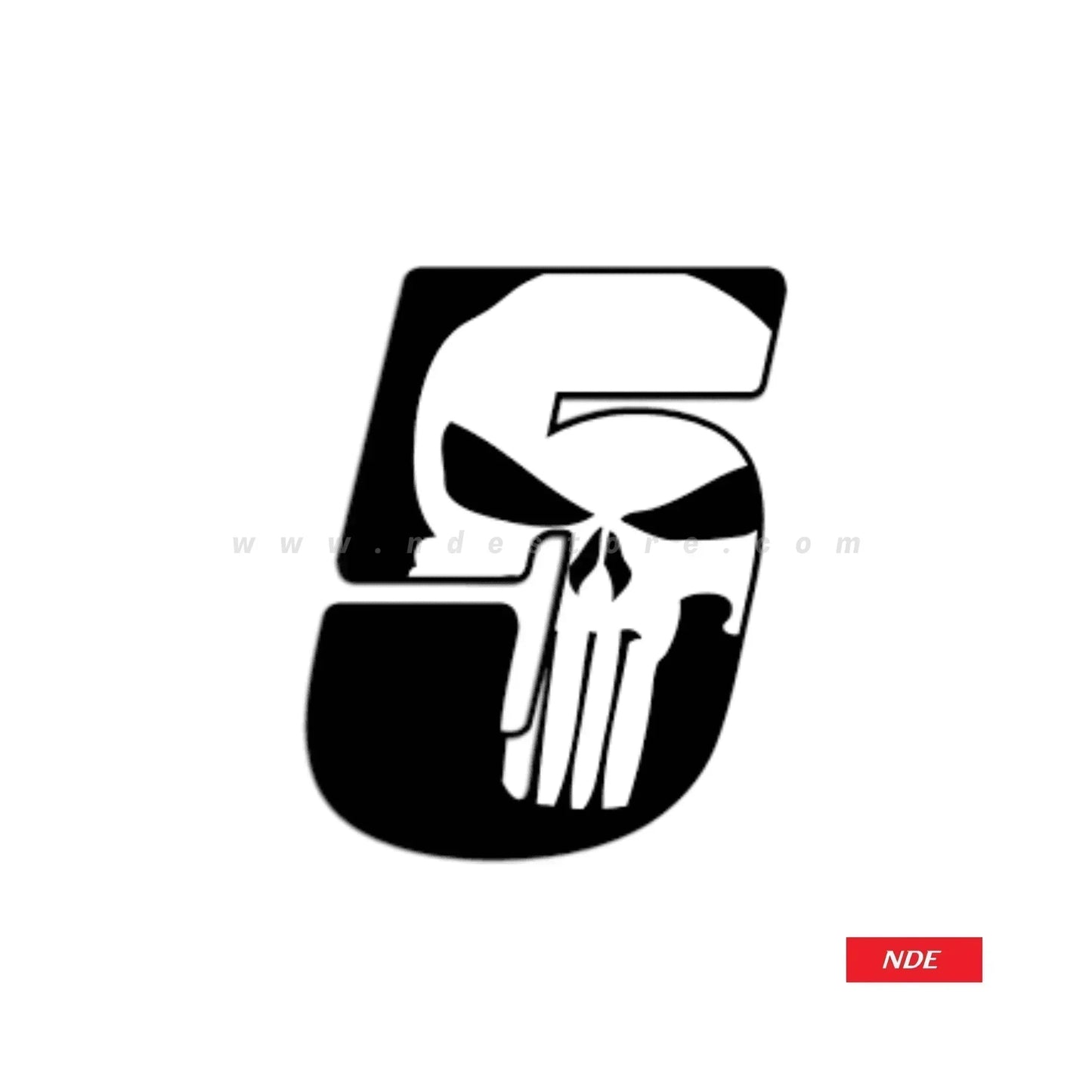 STICKER SKULL RACE CAR (SK001) - ndestore.com