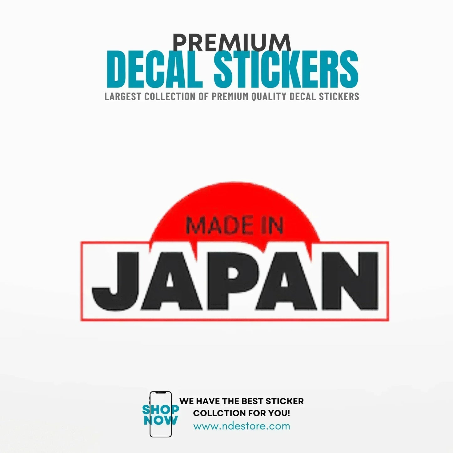 STICKER MADE IN JAPAN - ndestore.com