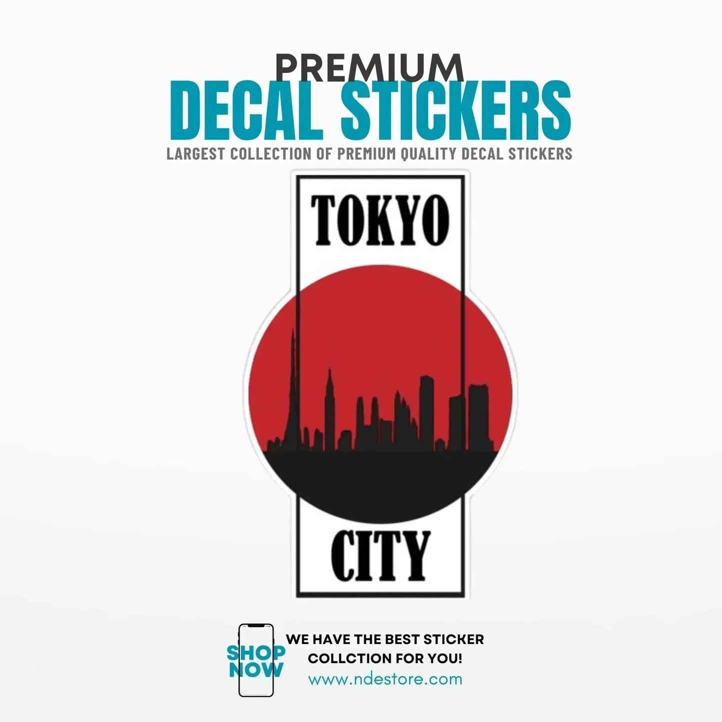 STICKER TOKYO CITY - ndestore.com