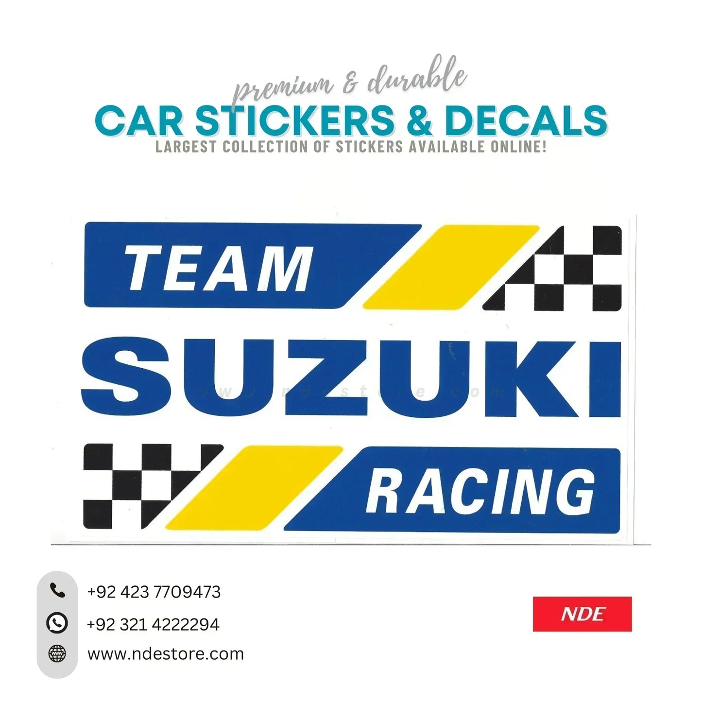 STICKER TEAM SUZUKI RACING - ndestore.com
