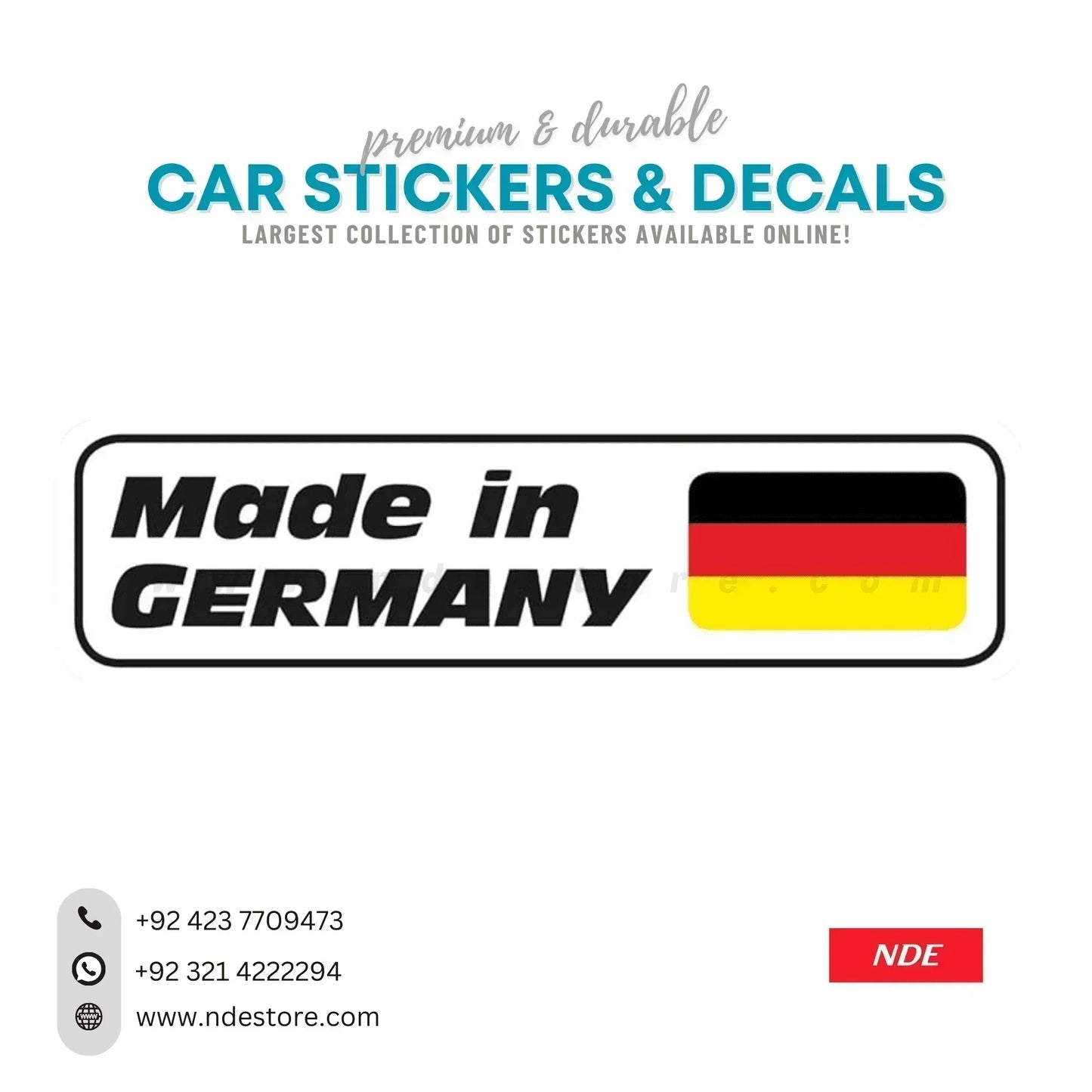 STICKER MADE IN GERMANY (G-002) - ndestore.com