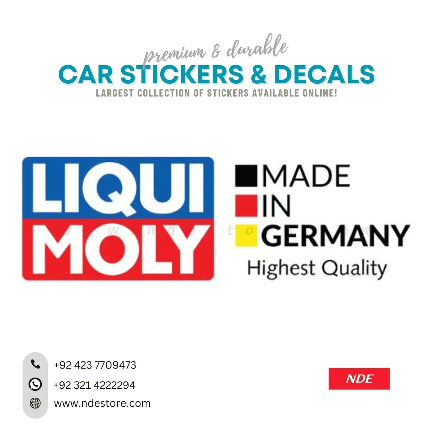 STICKER LIQUI MOLY - ndestore.com