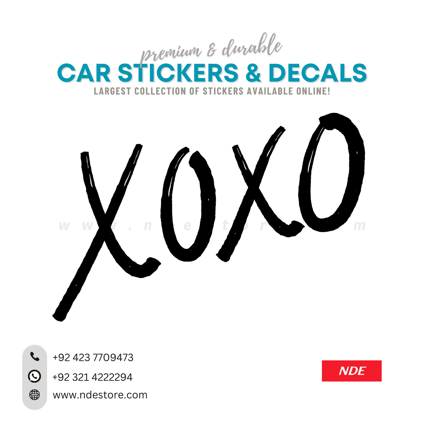 STICKER XOXO - ndestore.com