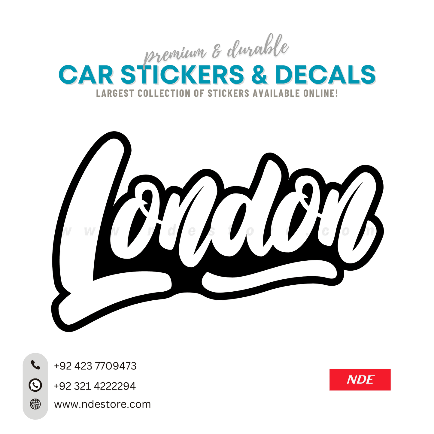 STICKER LONDON - ndestore.com