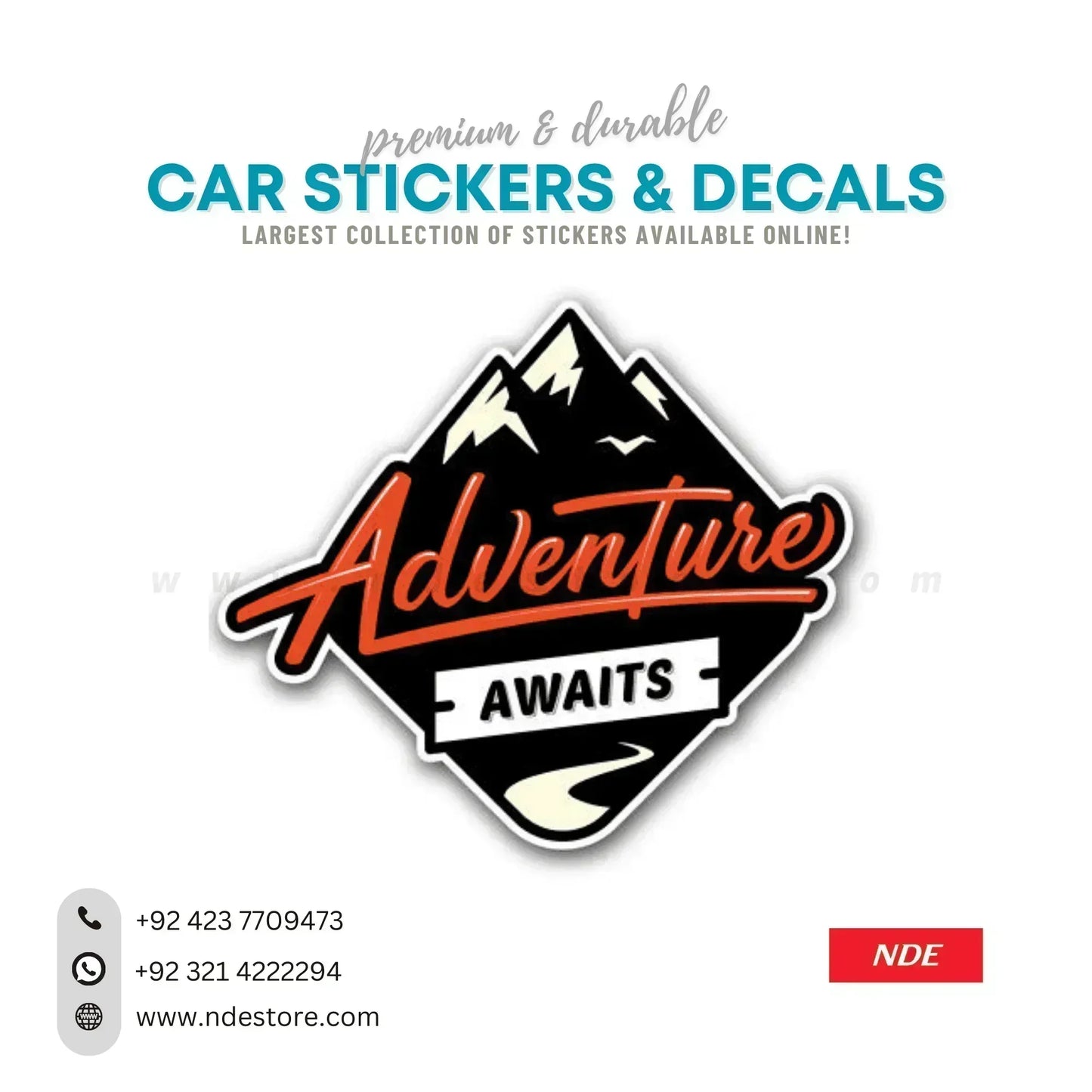 STICKER ADVENTURE AWAITS (AA-00) - ndestore.com