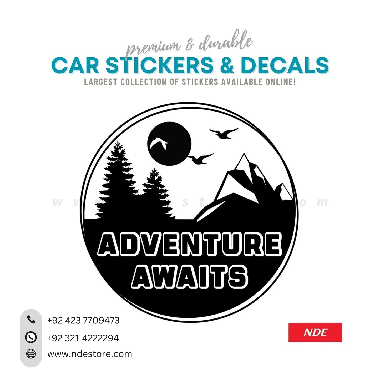 STICKER ADVENTURE AWAITS (AA-010) - ndestore.com