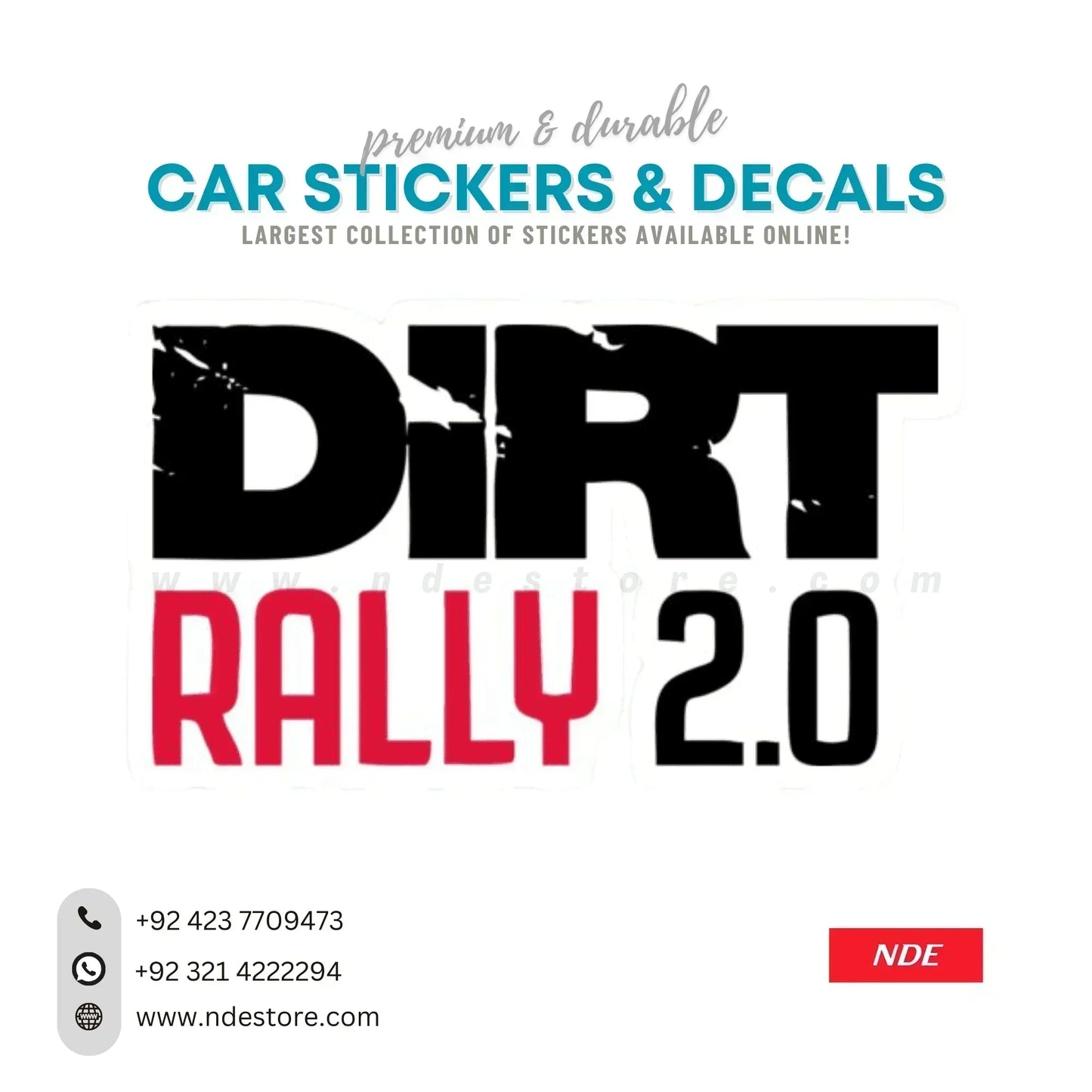 STICKER DIRT RALLY 2.0 - ndestore.com