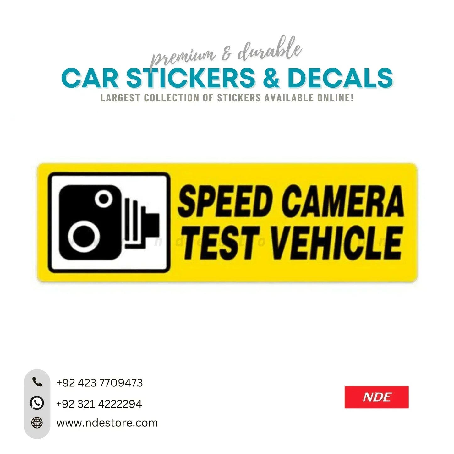 STICKER SPEED CAMERA - ndestore.com