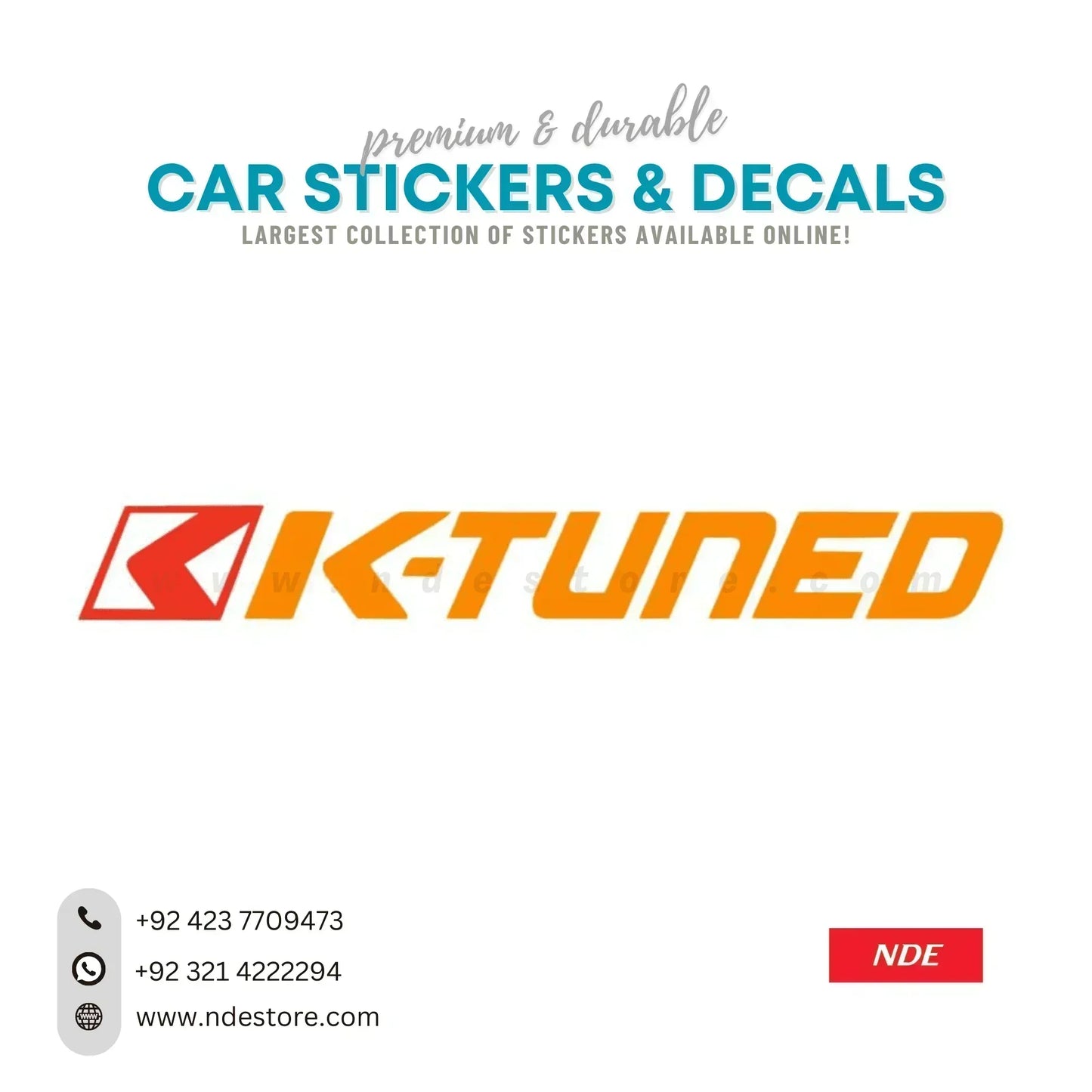 STICKER K TUNED - ndestore.com