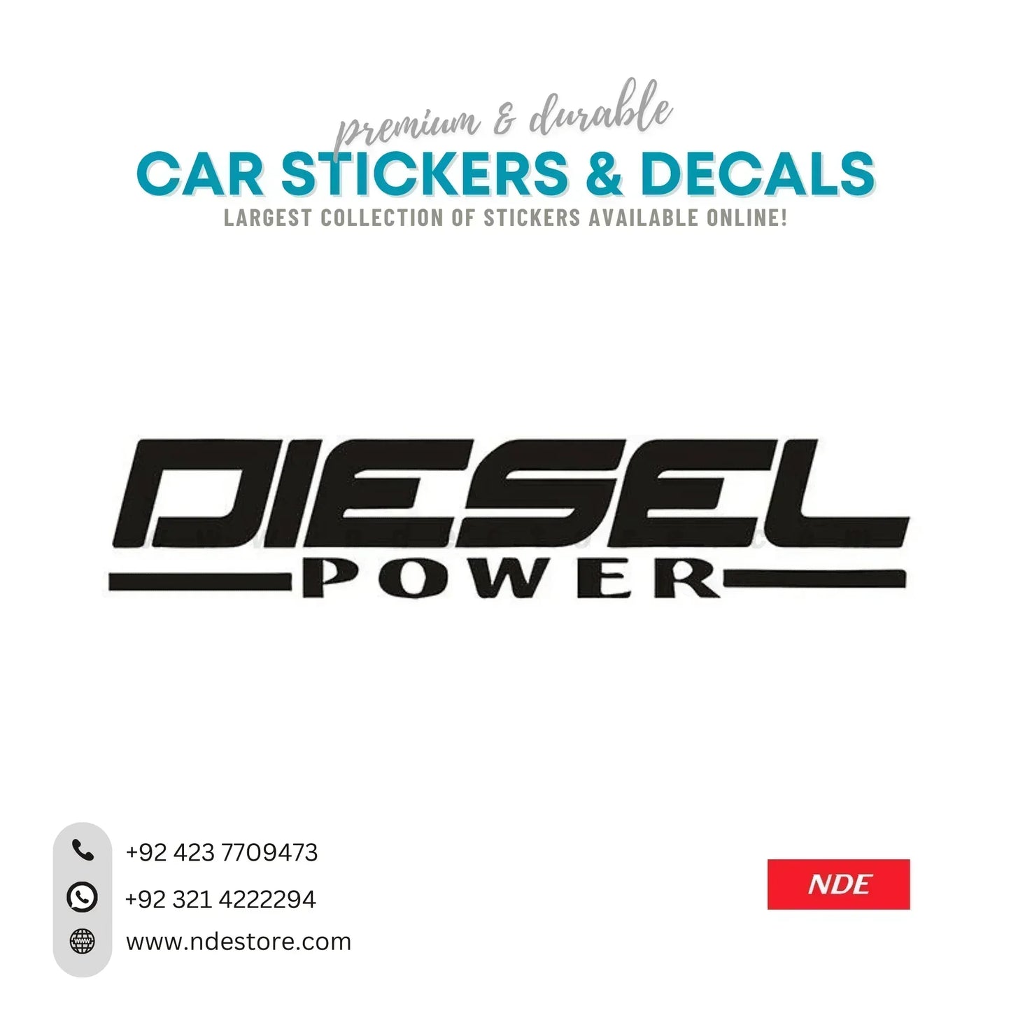 STICKER DIESEL POWER - ndestore.com