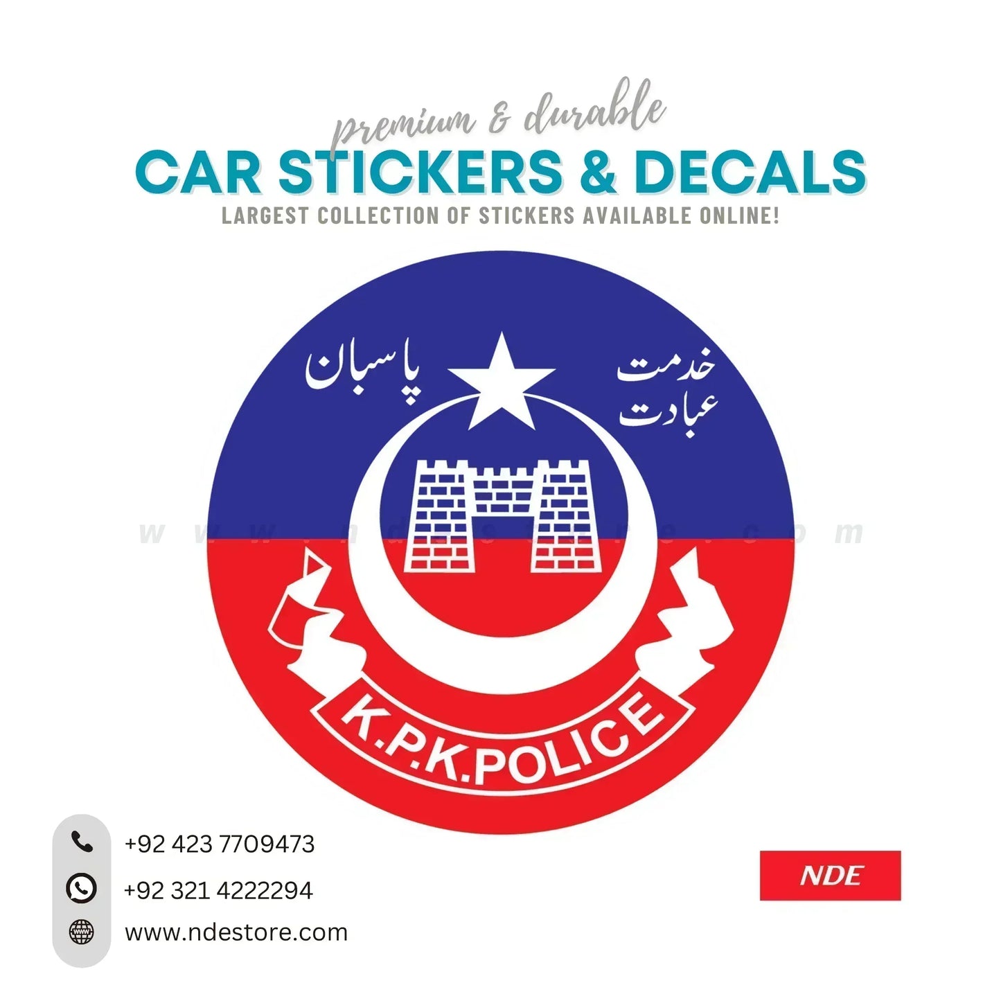 STICKER KPK POLICE - ndestore.com