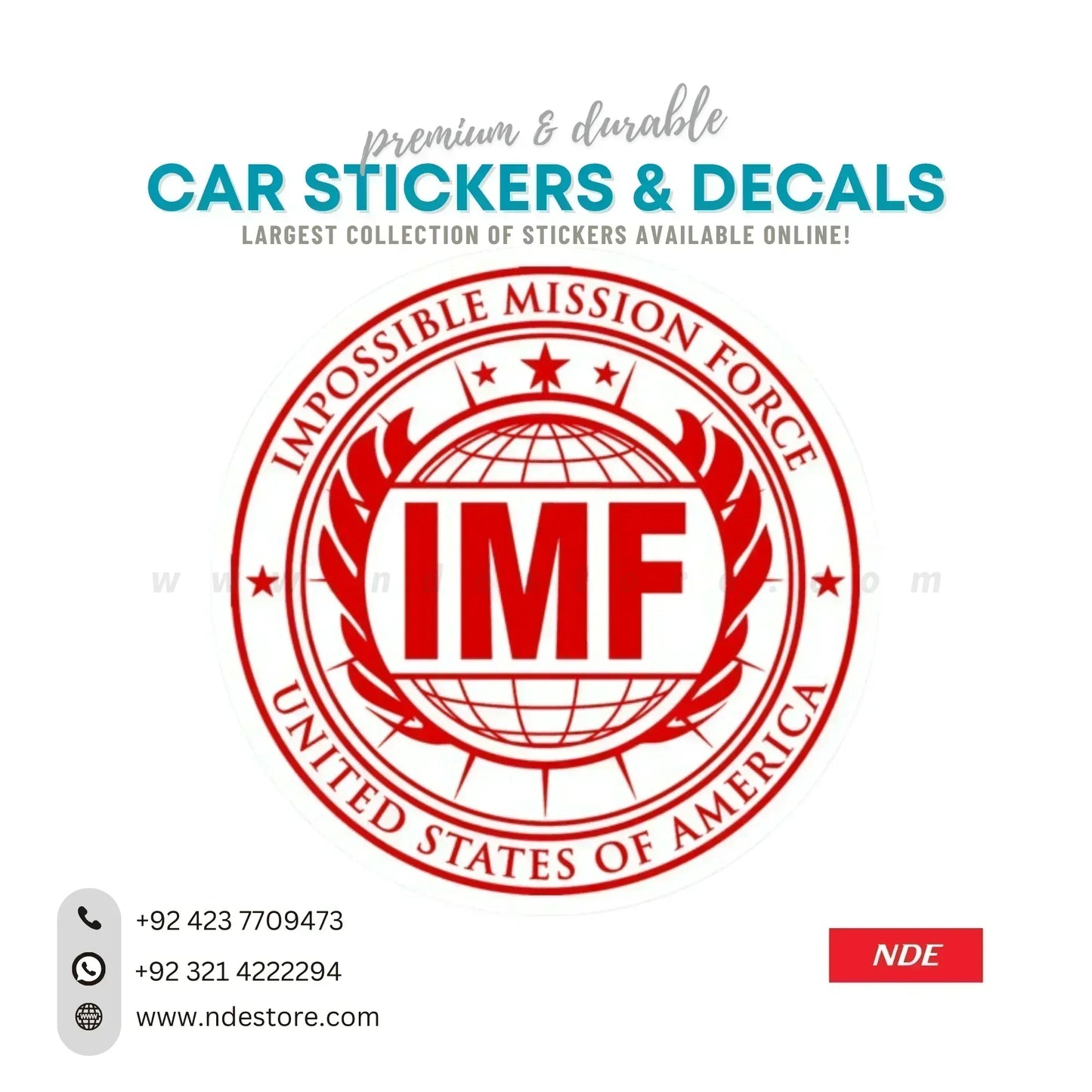 STICKER IMPOSSIBLE MISSION FORCE - ndestore.com