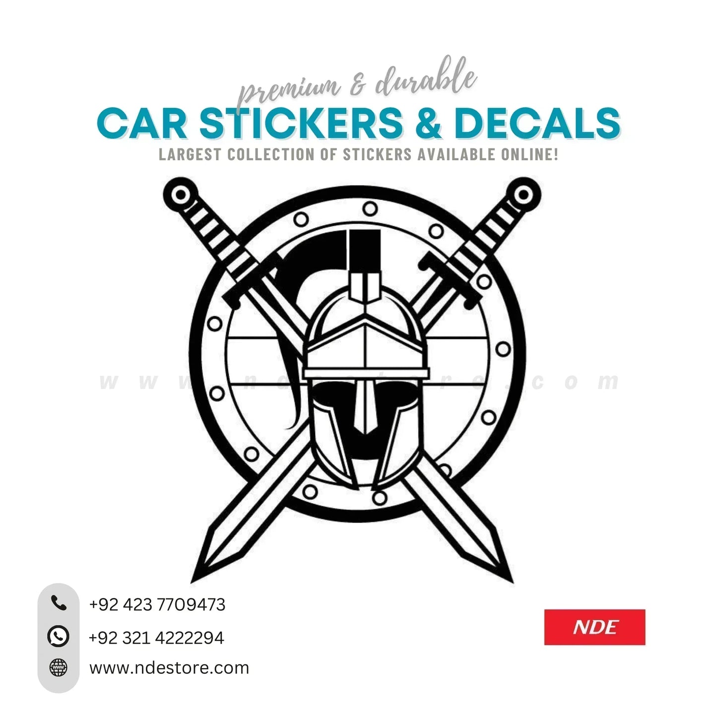 STICKER SPARTAN (SPR-003) - ndestore.com