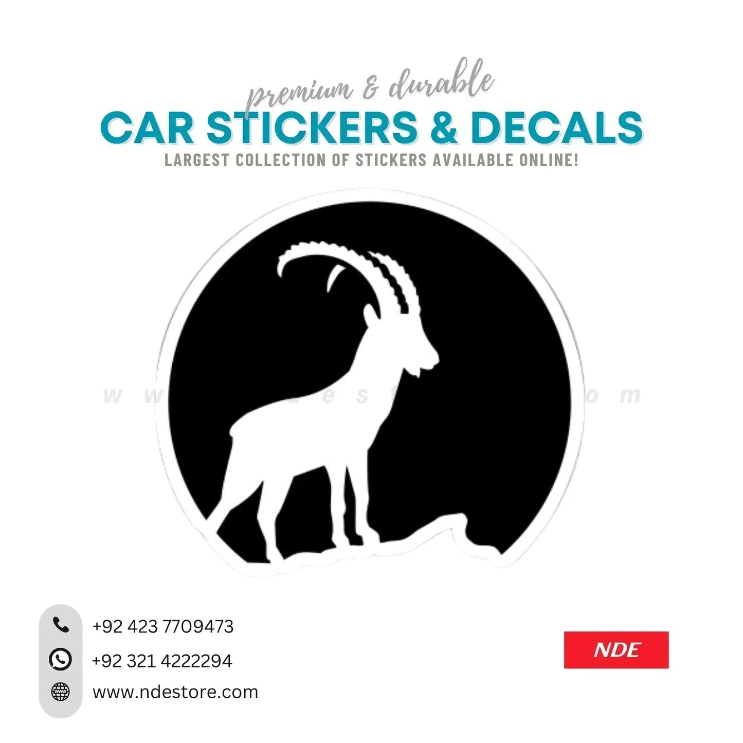 STICKER MARKHOR - ndestore.com