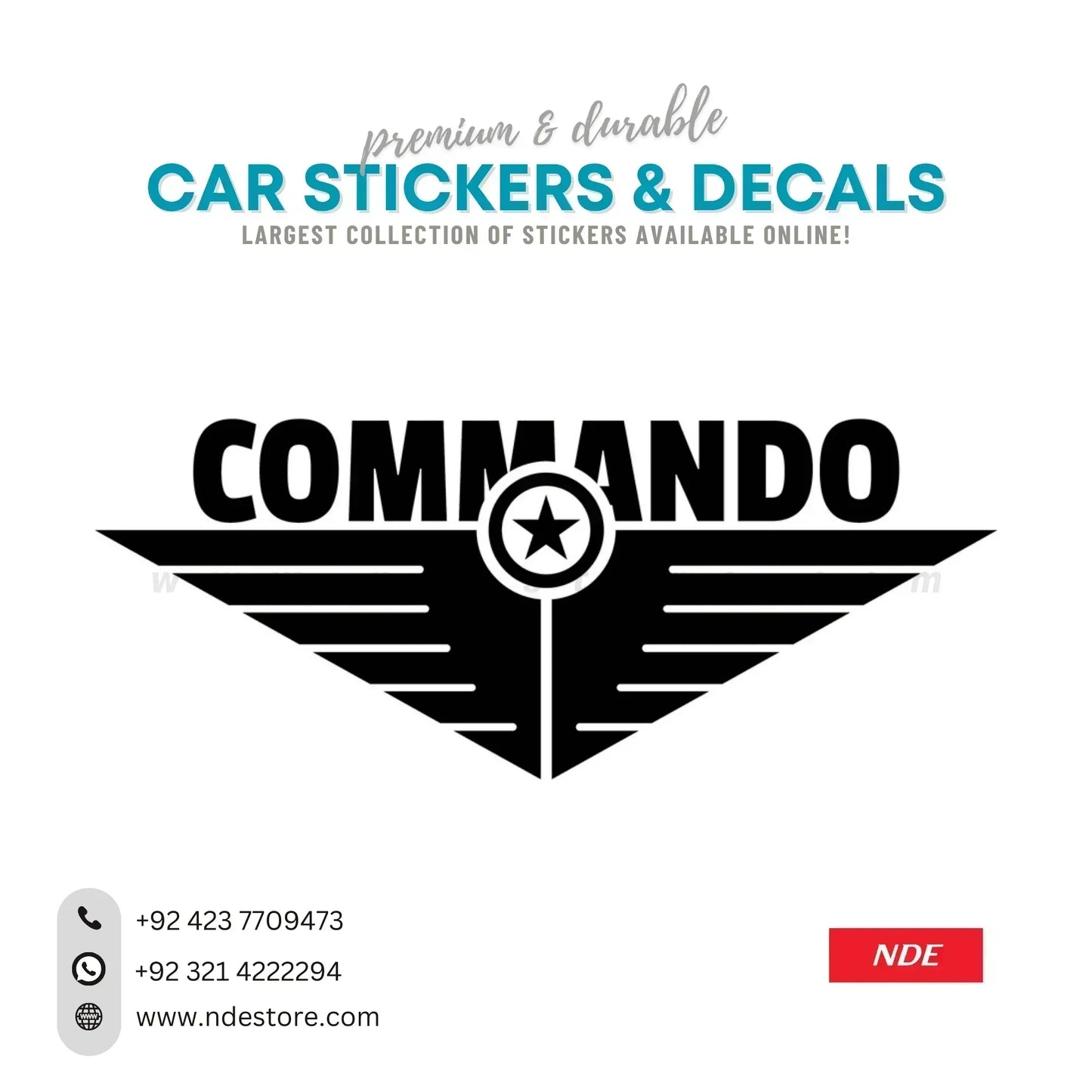 STICKER COMMANDO - ndestore.com
