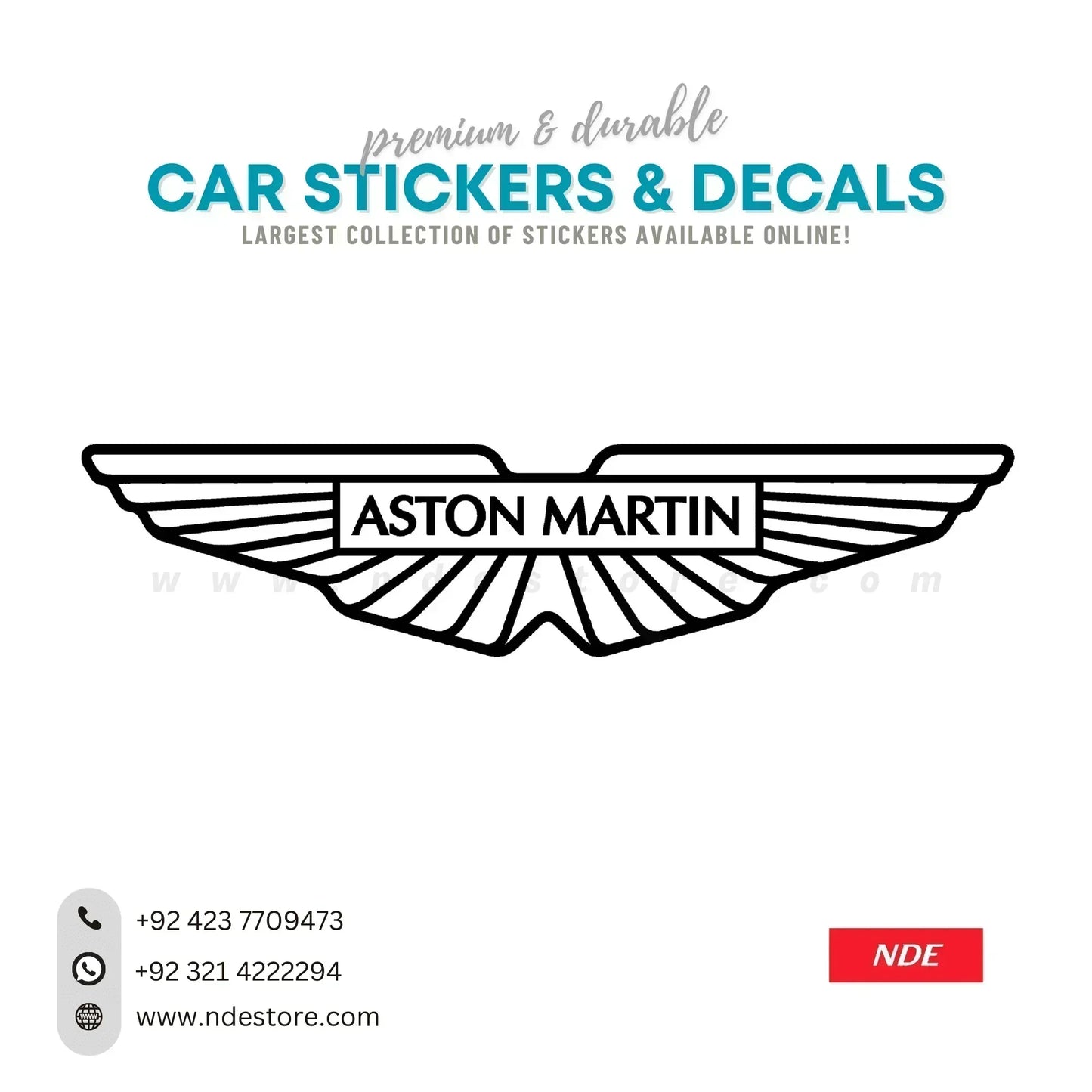 STICKER ASTON MARTIN - ndestore.com