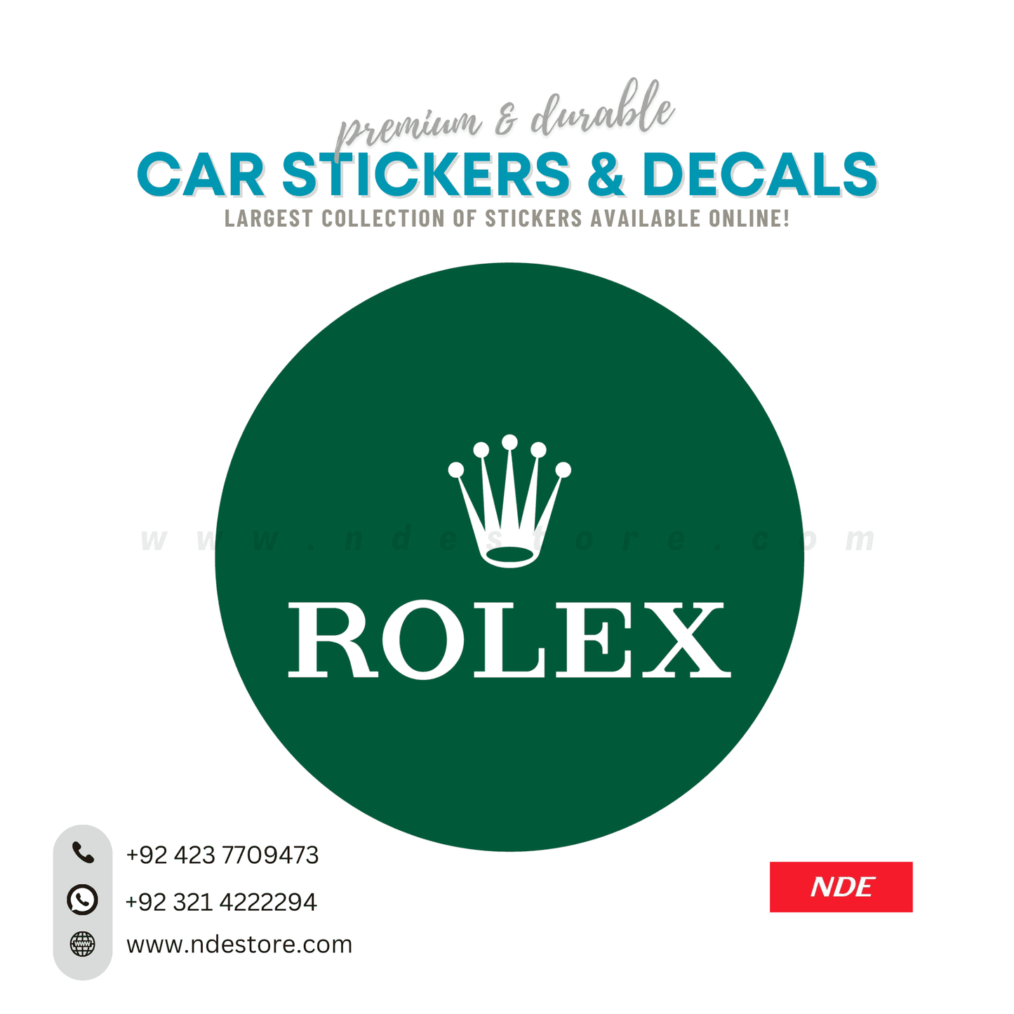 STICKER ROLEX - ndestore.com